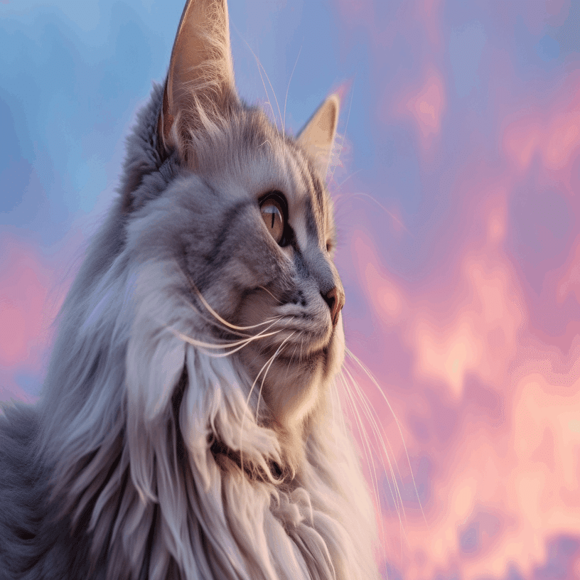 AI猫写真 vol.38 空を見上げる猫｜Yoshihiro Tanaka | taziku