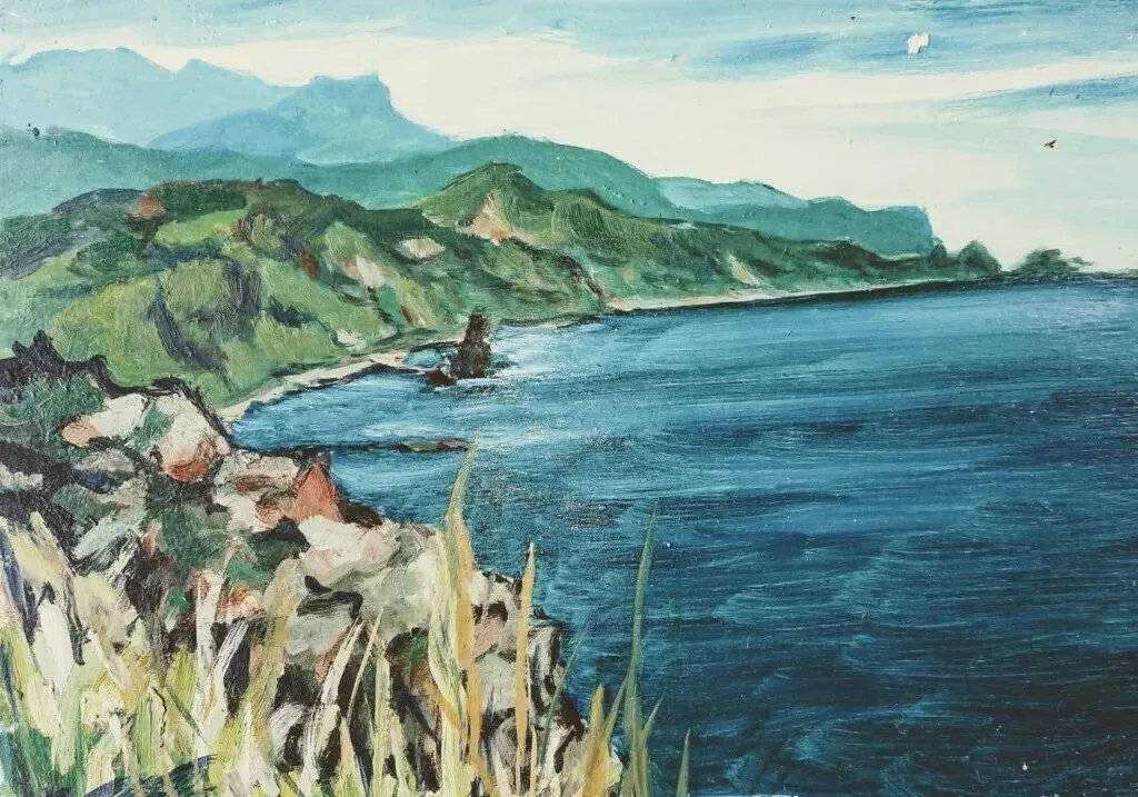 神威岬から(積丹町)｜北海道の熊おやじ〜北海道の179市町村の歴史と 