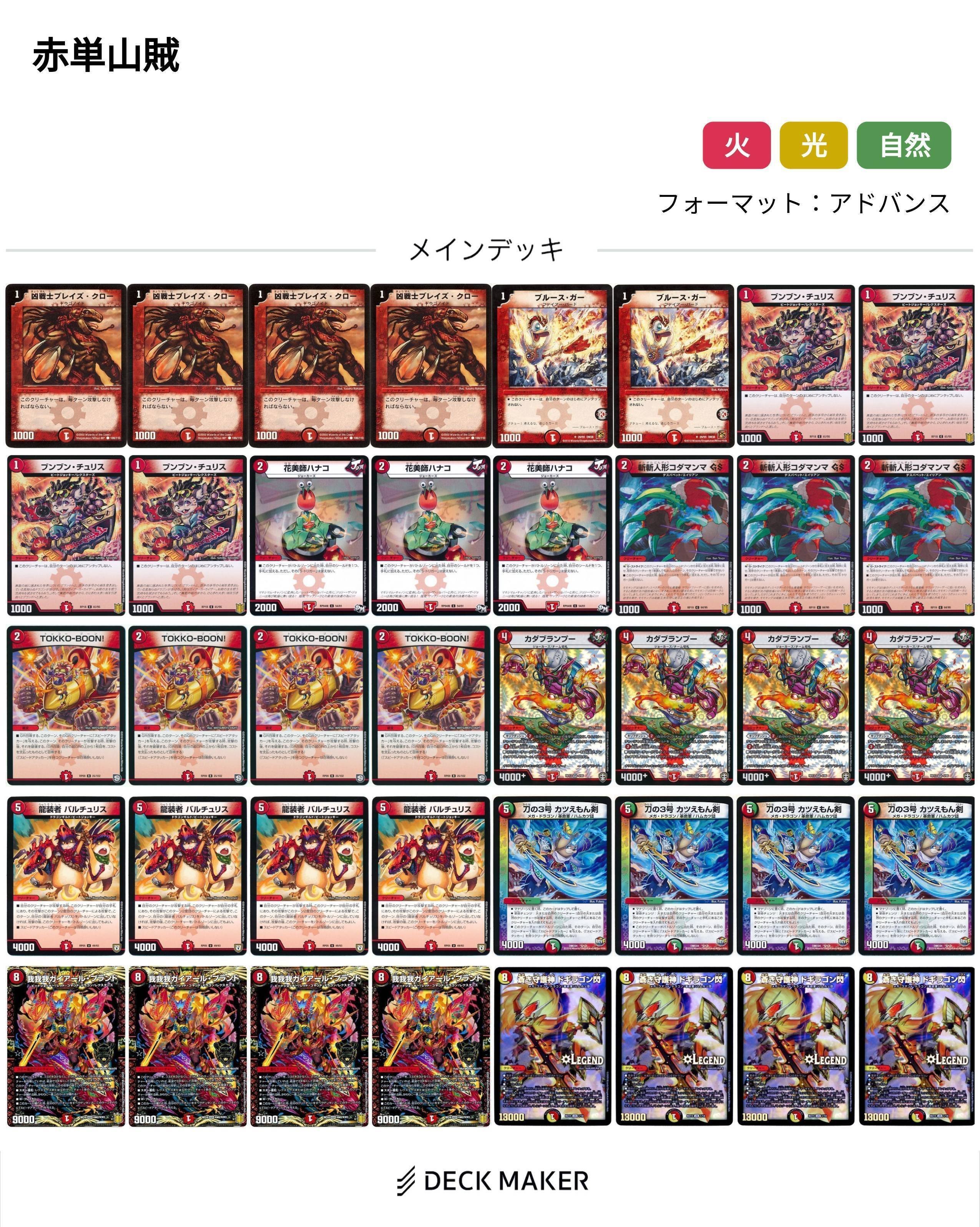 赤単我我我　高レート　絶版スリーブ付　予備有　デッキ 格安構築］赤単我我我の通販 トレカ取引（1578708918） | magi