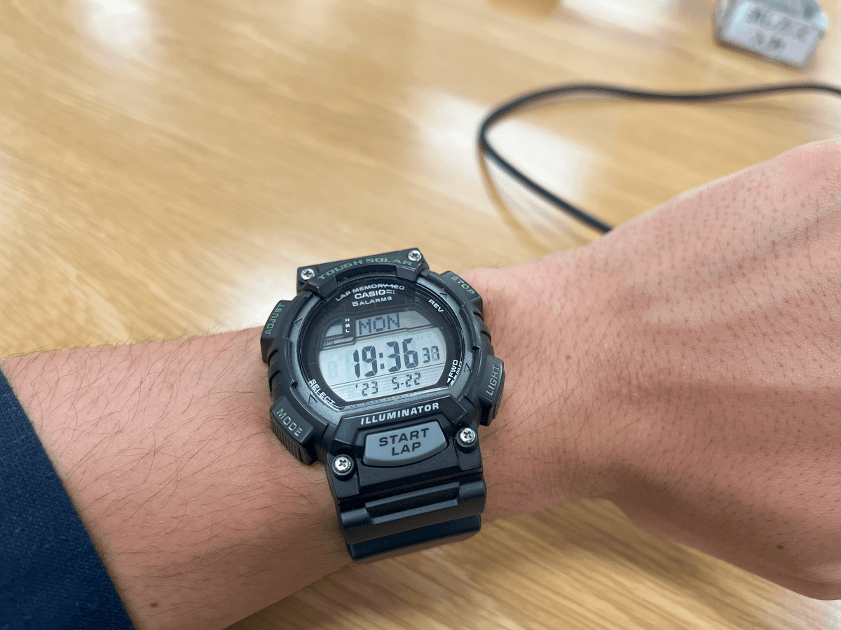 CASIO G-SHOCK 希少 レフェリータイマーサッサー審判最適 実働時計 審判用に買ったカシオの腕時計、日常でも最高だった｜【用具選び