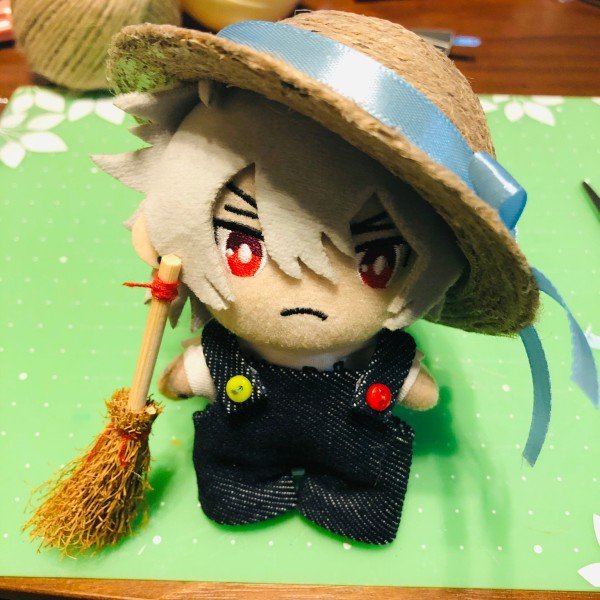 ヒプぬい「オーバーオールと麦わら帽子」｜まふ湯@ぬい