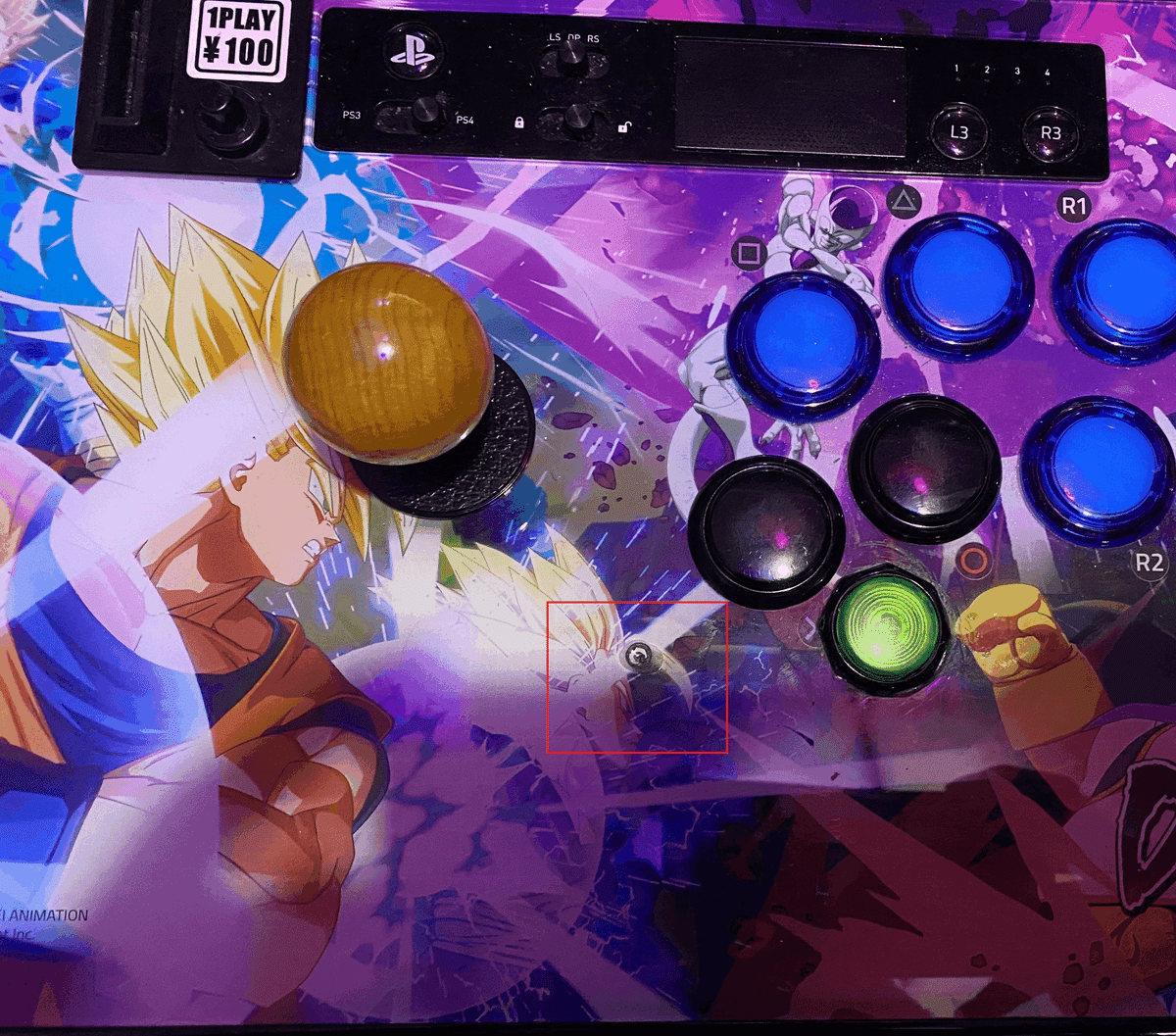 Razer Panthera(旧パンテラ）φ24増設ボタン天板セット Razer Panthera