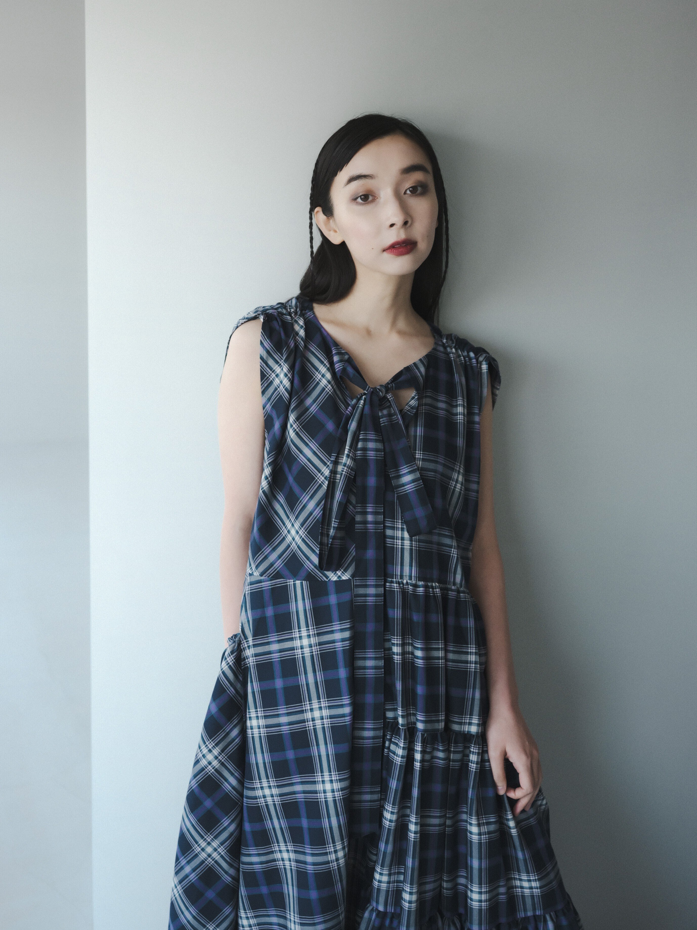 【即日発送】hug knit camisole dress \u0026 cardigan