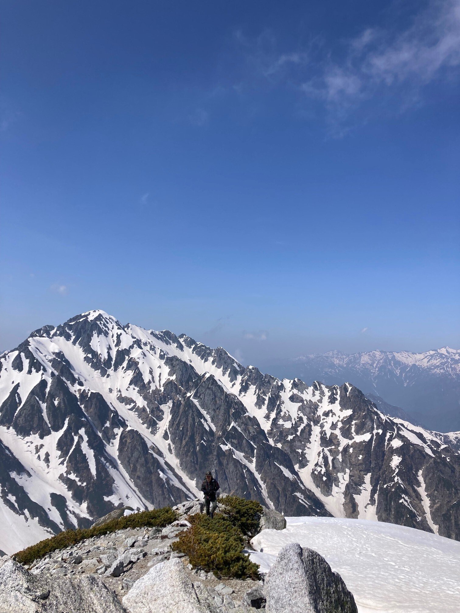 残雪期の剱岳のガイディング（長次郎谷～本峰～平蔵谷）｜香川浩士