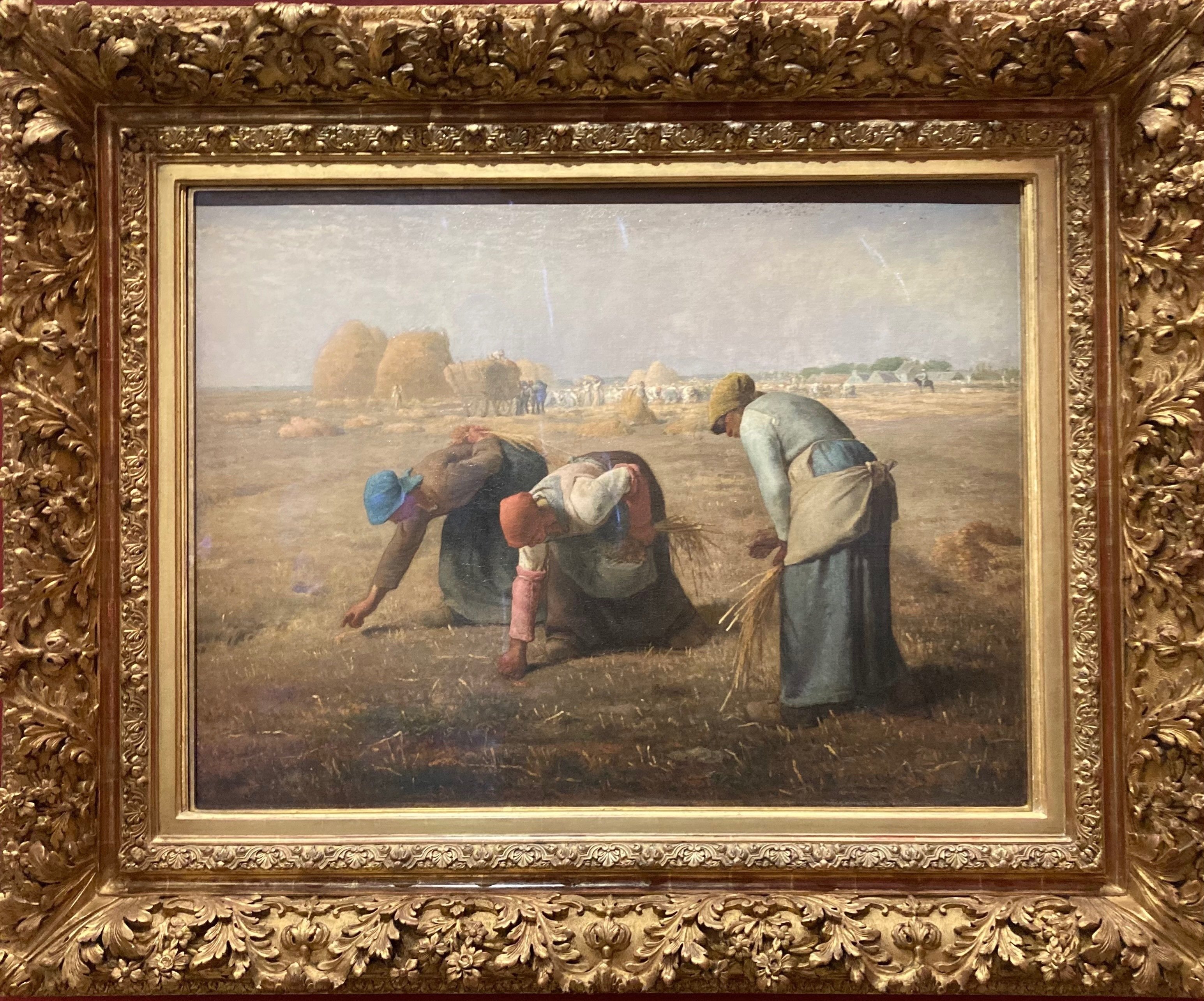 J．F．ミレー、限定・1906年、希少画版画、 Glaneuses