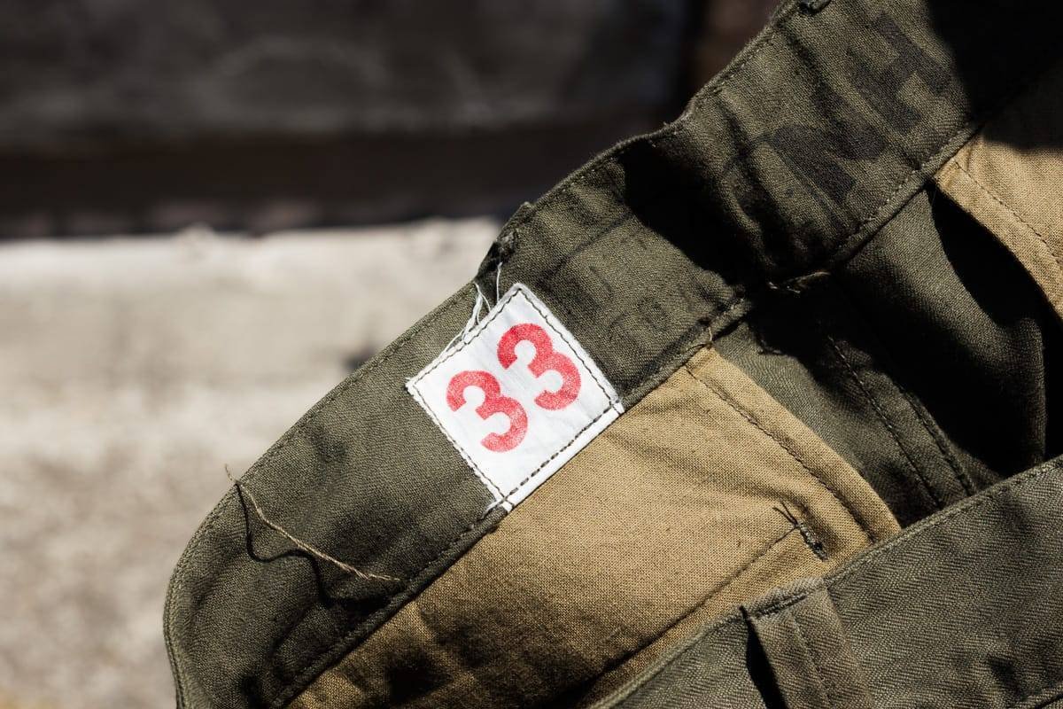 フランス軍 M47 前期 メタルボタン 33 美品 フランス軍 M47 前期