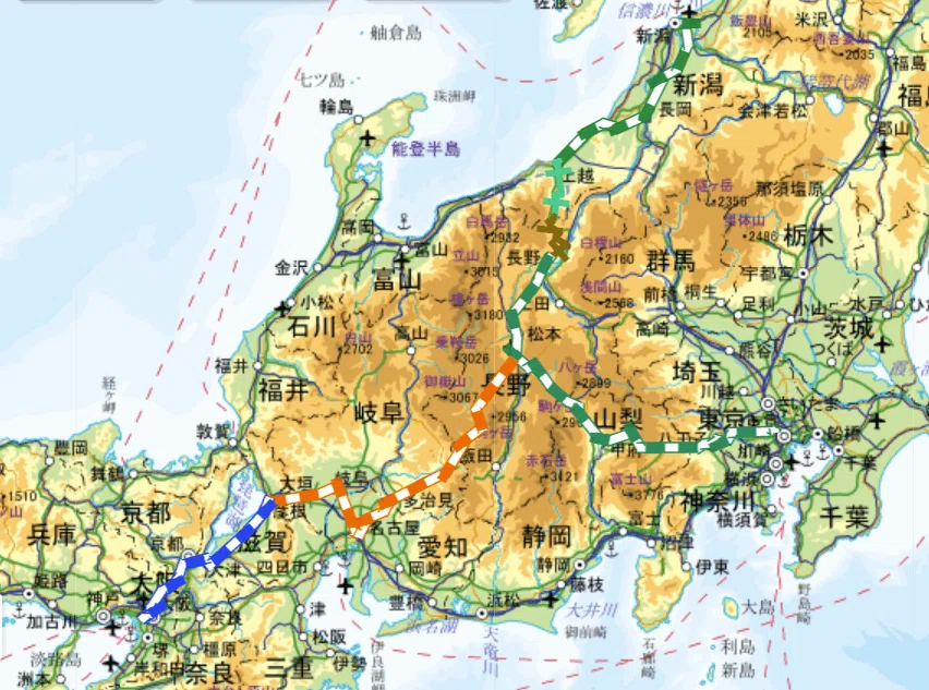 夜行列車復活案01 「サンライズ越後・江戸」｜春野伊吹