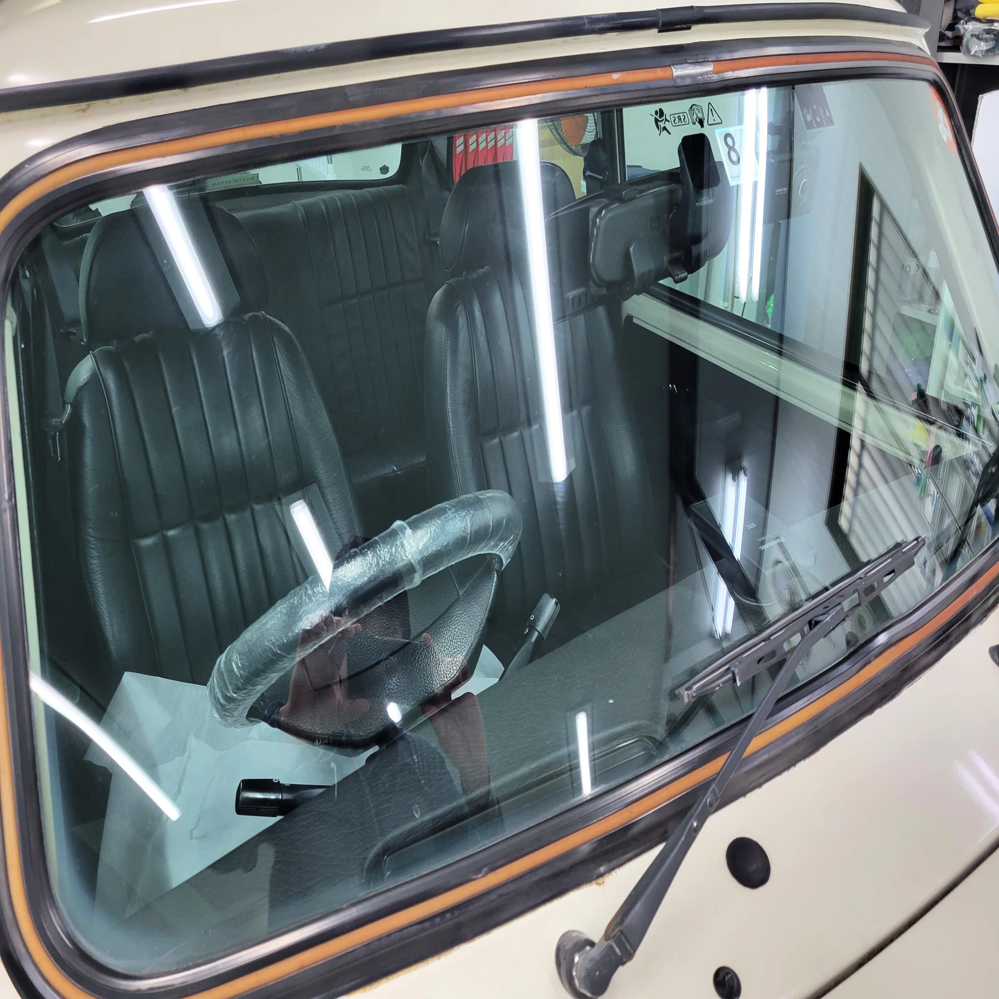 施工事例 ローバー ミニ 長年乗られているお車にコーティングを施工 