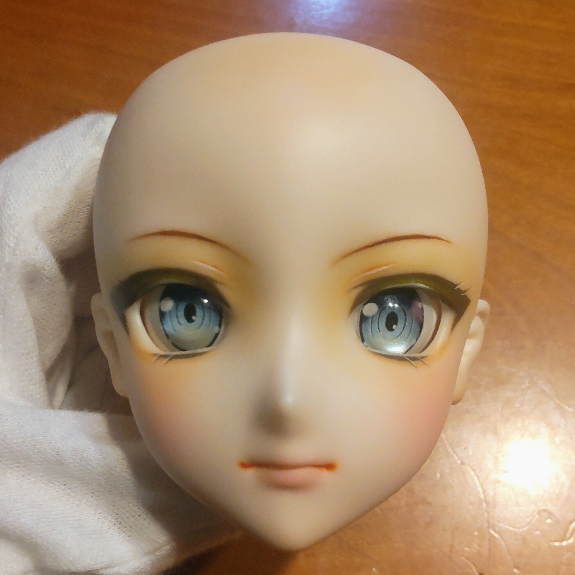 ドールヘッドメイク練習②【オリキャラ編】｜ゆずのき