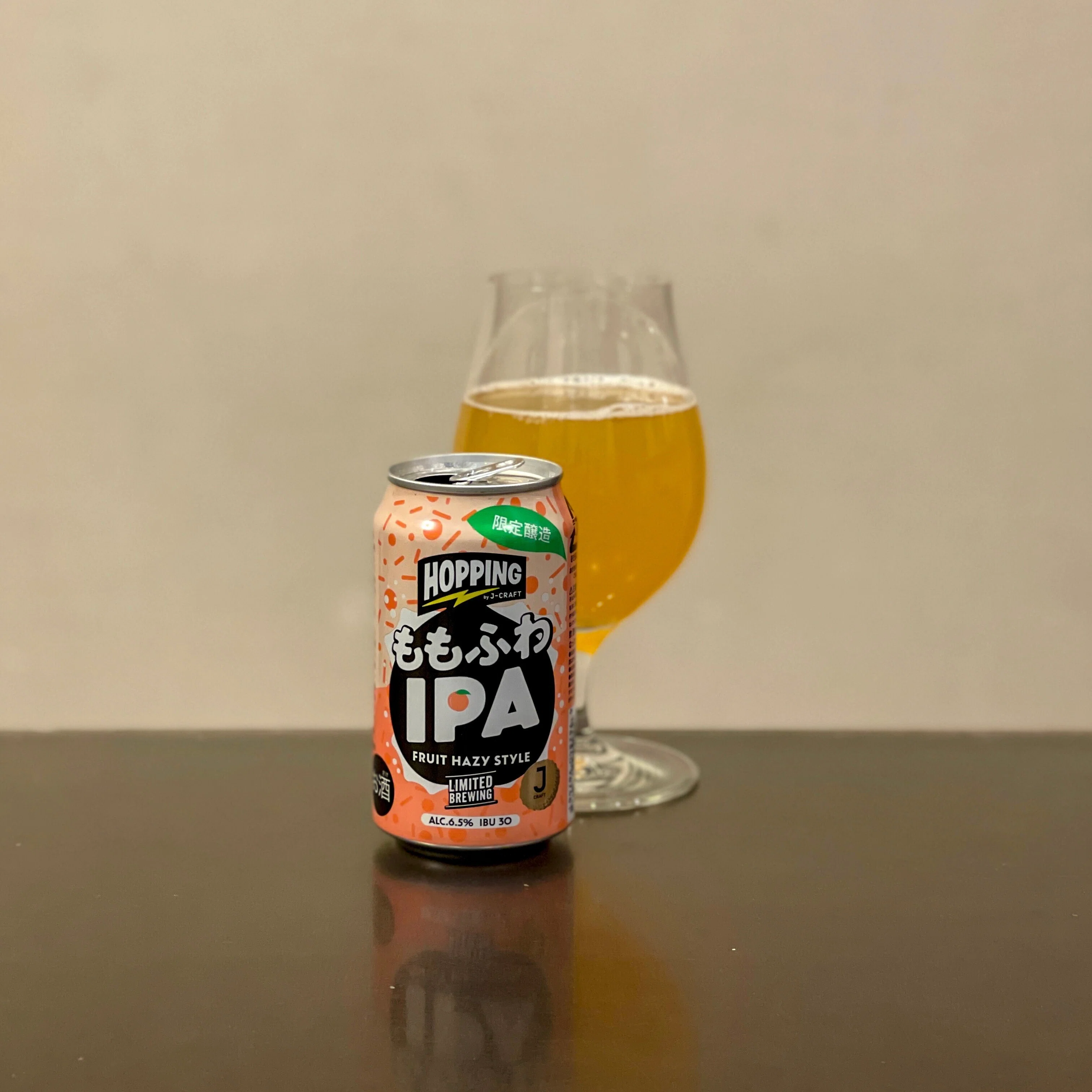 J-CRAFT HOPPINGの「ももふわIPA」｜yamashin0120
