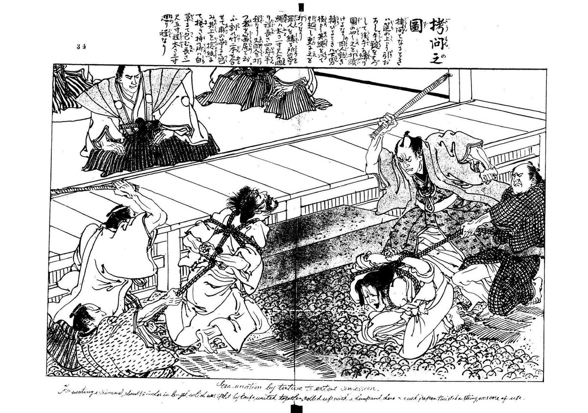 三和　残虐　緊縛　拷問、 徳川幕府刑事図譜から捕縛術（緊縛）を抜粋｜watanabe to-lee
