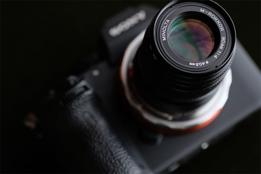 ヘリコイド付きマウントアダプターを使って、Minolta M-Rokkor ヘリコイド付きマウントアダプターを使って、Minolta M-Rokkor