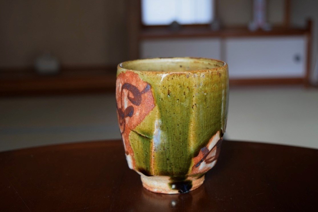 益子焼・馬場 由知子の赤絵の器