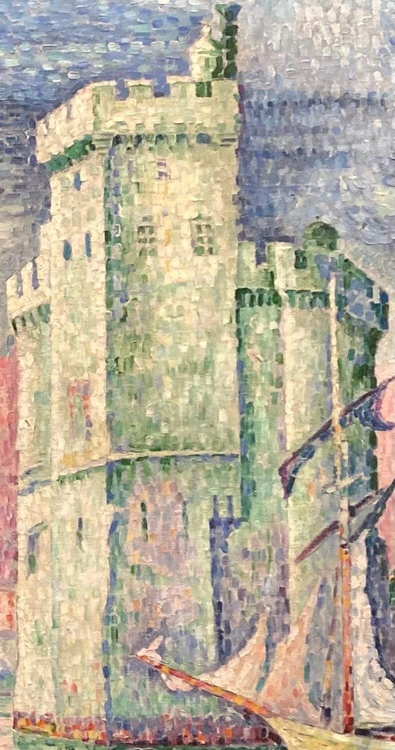 子供のためのオルセー美術館（10）色んな色の点々で海を描く