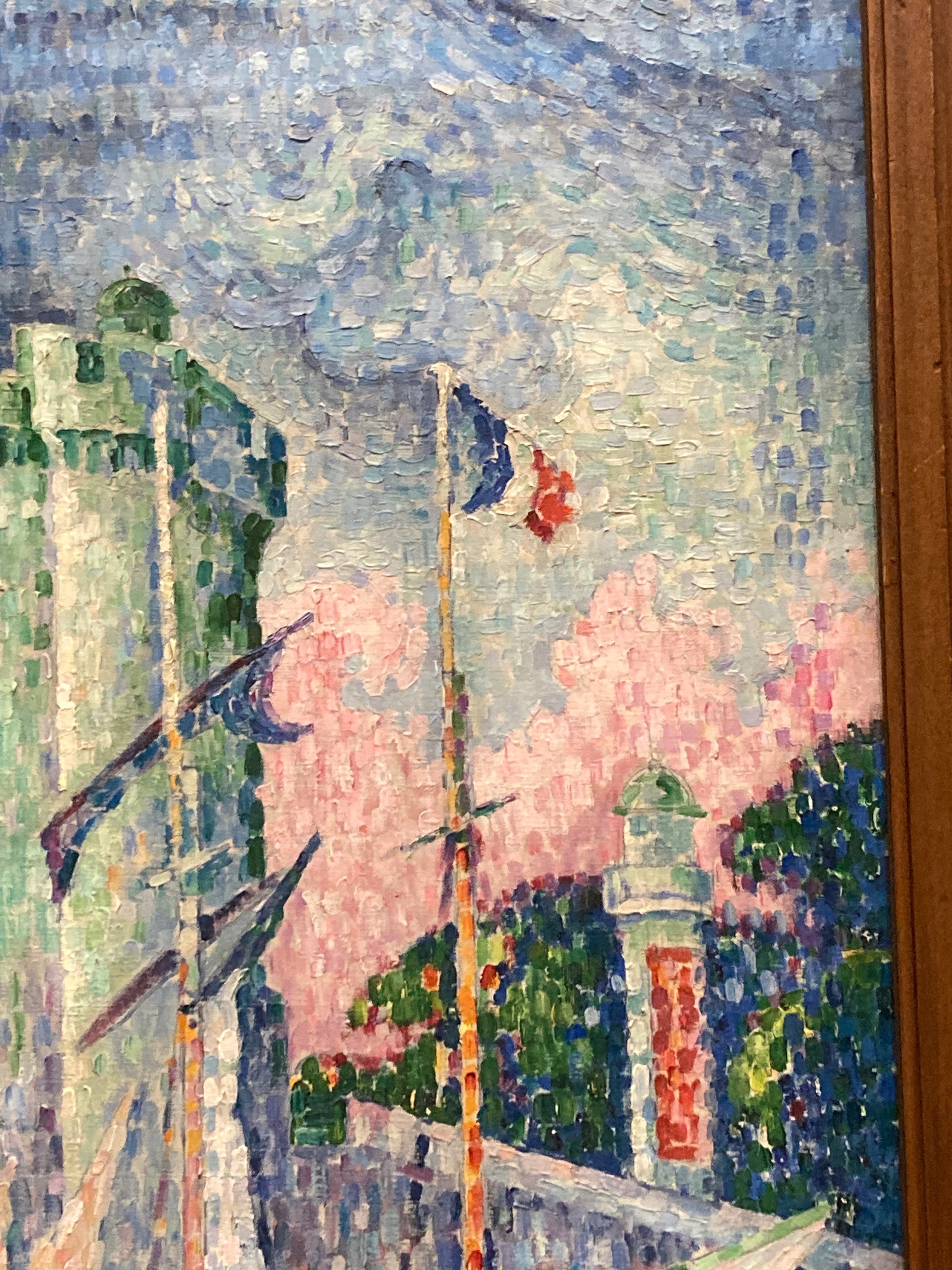 子供のためのオルセー美術館（10）色んな色の点々で海を描く