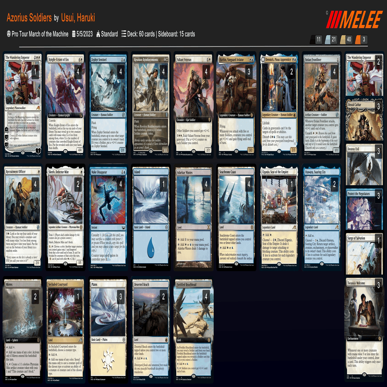 MTG 兵士デッキ スタンダード】青白兵士について【解説】｜はりー