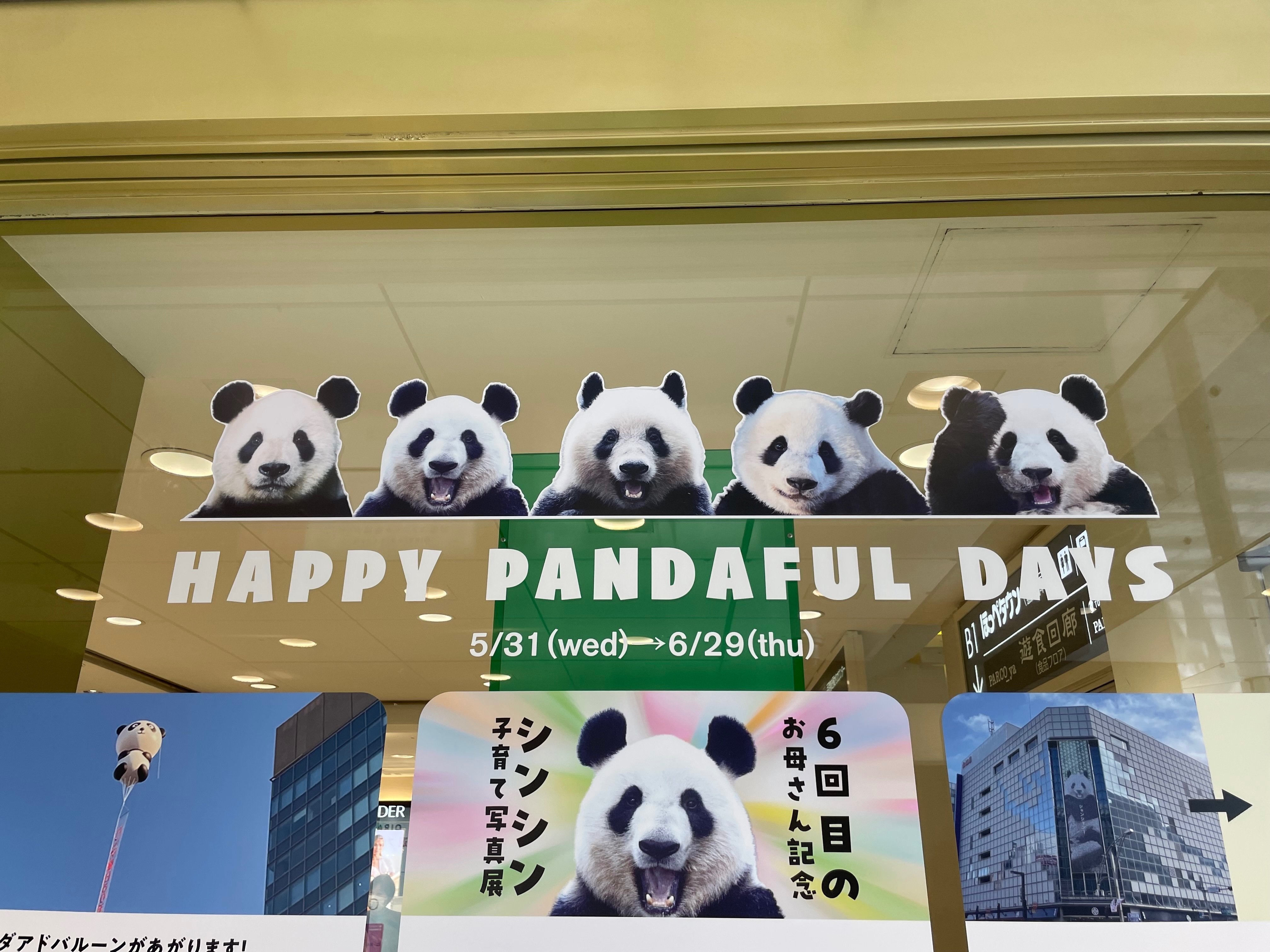 松坂屋上野店でHAPPY PANDAFUL DAYSを開催！（5/31～6/29