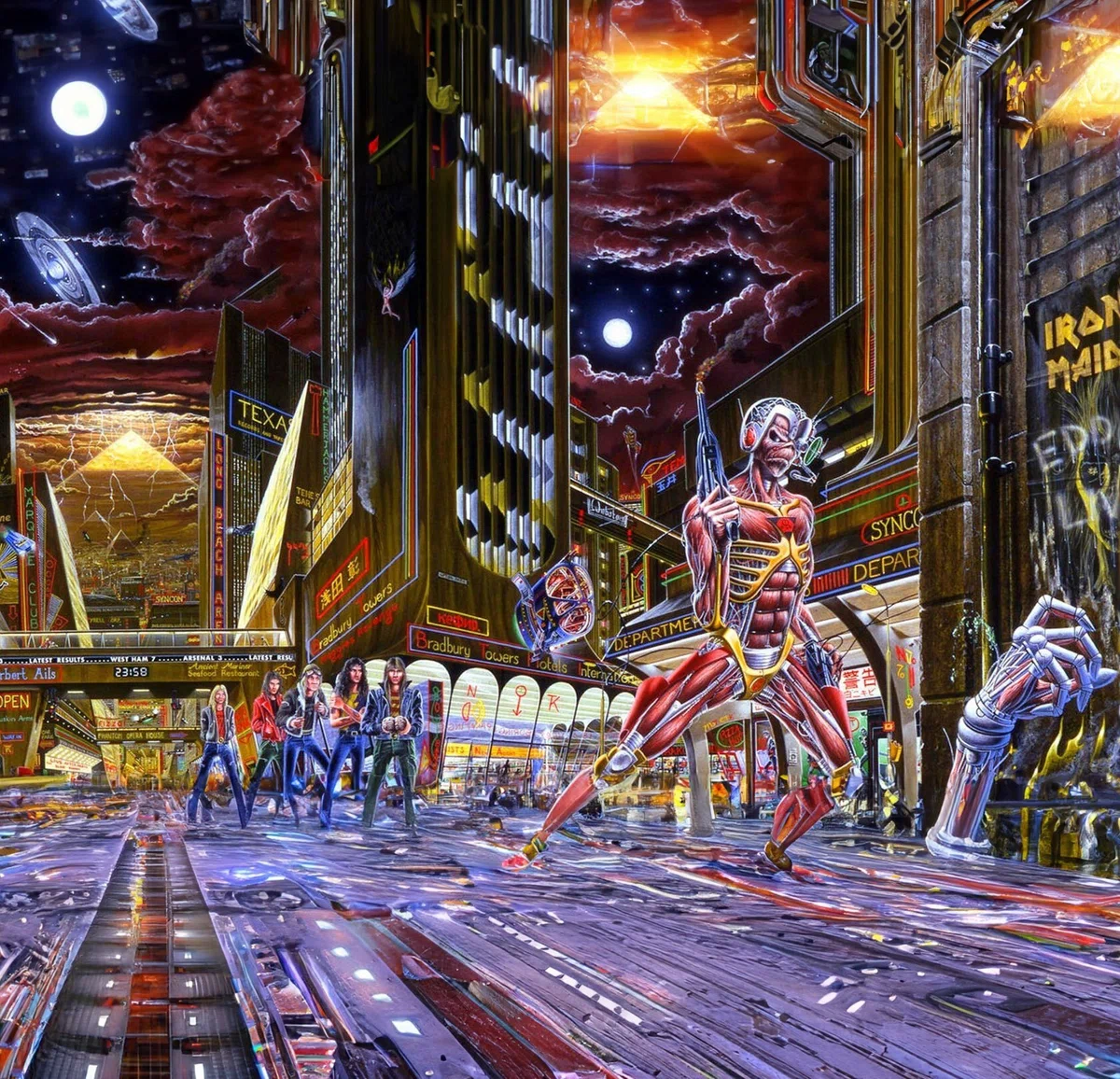 ヘヴィメタルのジャケットをPhotoshopで拡げてみた|ヴァジュラ𝔦𝔡