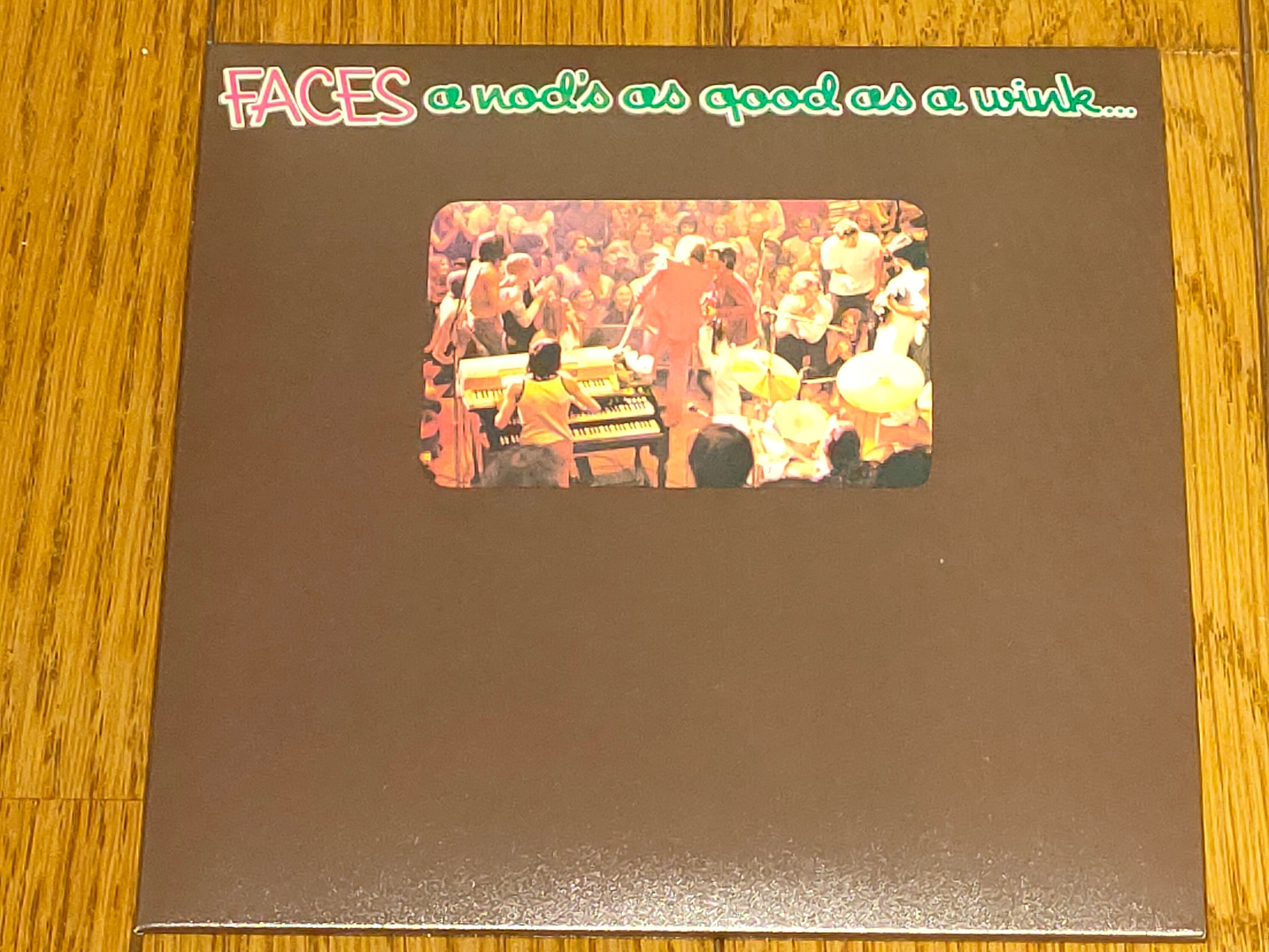 ポスター付！！【レア青ラベルサンプル！】Faces フェイセズ/馬の耳に念仏 ロッド・スチュアート・ウイズ・フェイセズ / 馬の耳に念仏