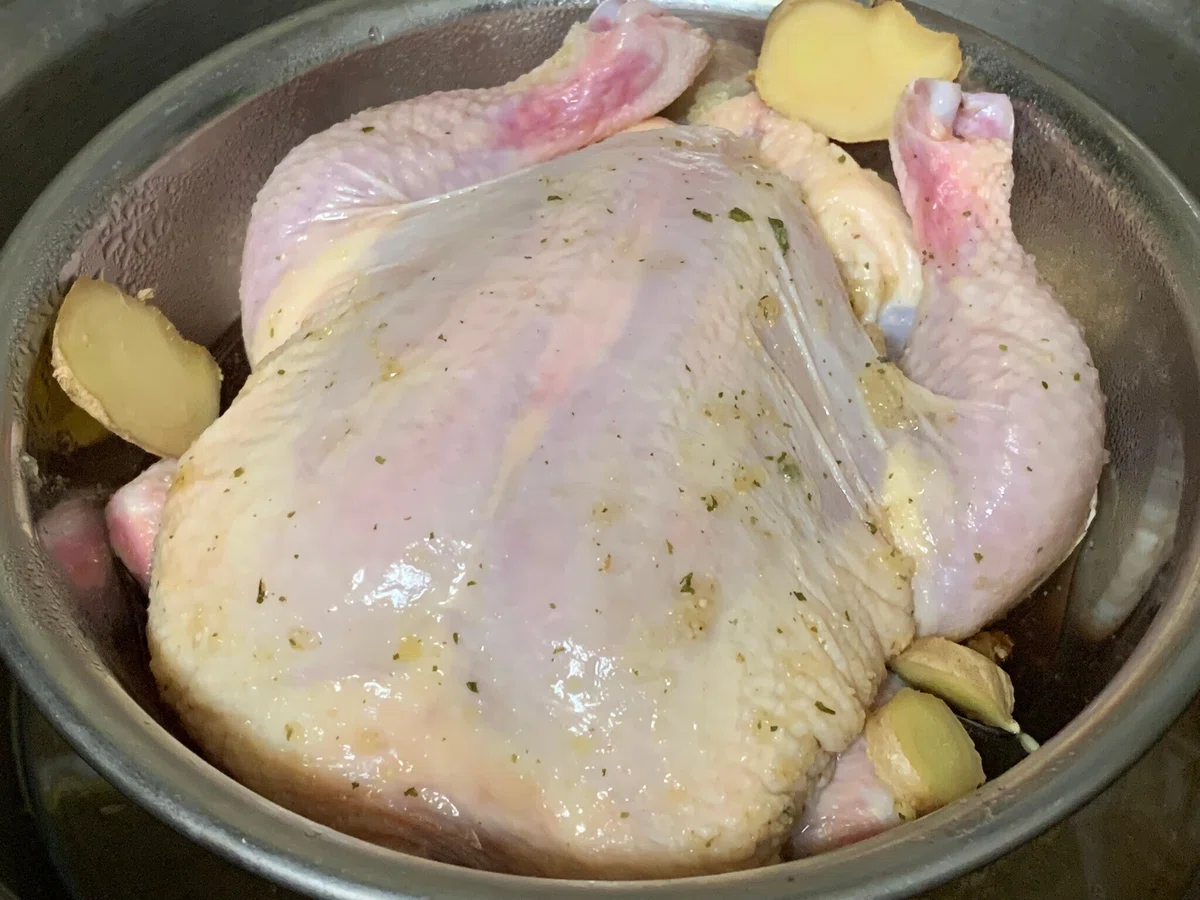 中華風蒸し鶏|サカモトキッチンスタジオ