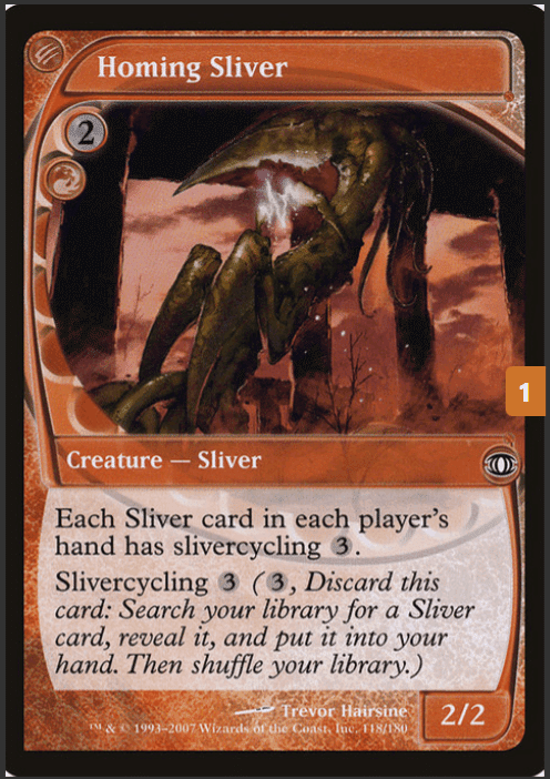 MTG スリヴァーデッキパーツ　モダン 入門解説】スリヴァーズ｜もぎとりスリヴァー