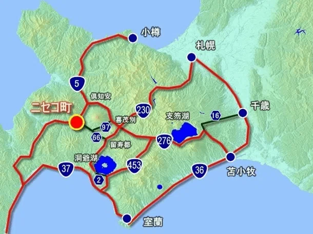古地図 Part4 北海道 岩内・狩太(ニセコ・蘭越・虻田方面) 2枚組 ニセコ町公式note 1周年をむかえました!｜【公式】北海道ニセコ町note