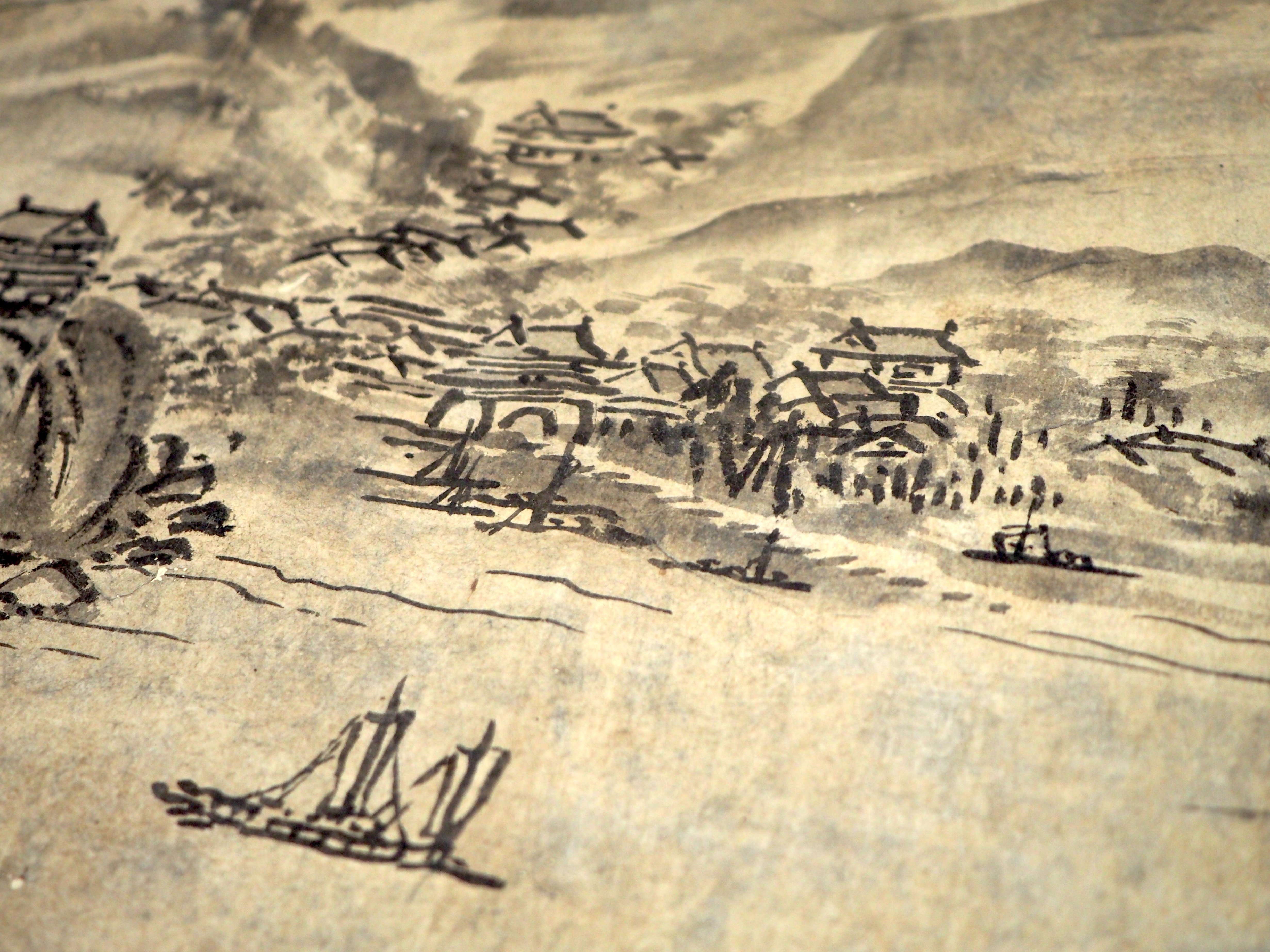 雪舟　水墨画 国宝の水墨画一覧 雪舟山水図や周茂叔愛蓮図など 名称や所在住所