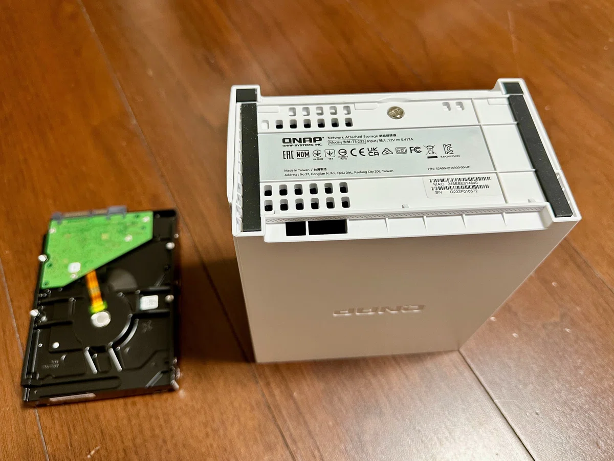 QNAP TS-231K-B AMAZON限定ブラックモデル（Google Photo有料化対策で 