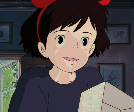 魔女の宅急便　セル画　原画　絵を描くウルスラ 魔女の宅急便』ウルスラが描いた絵のモデルを展示！ | スタジオジブリ