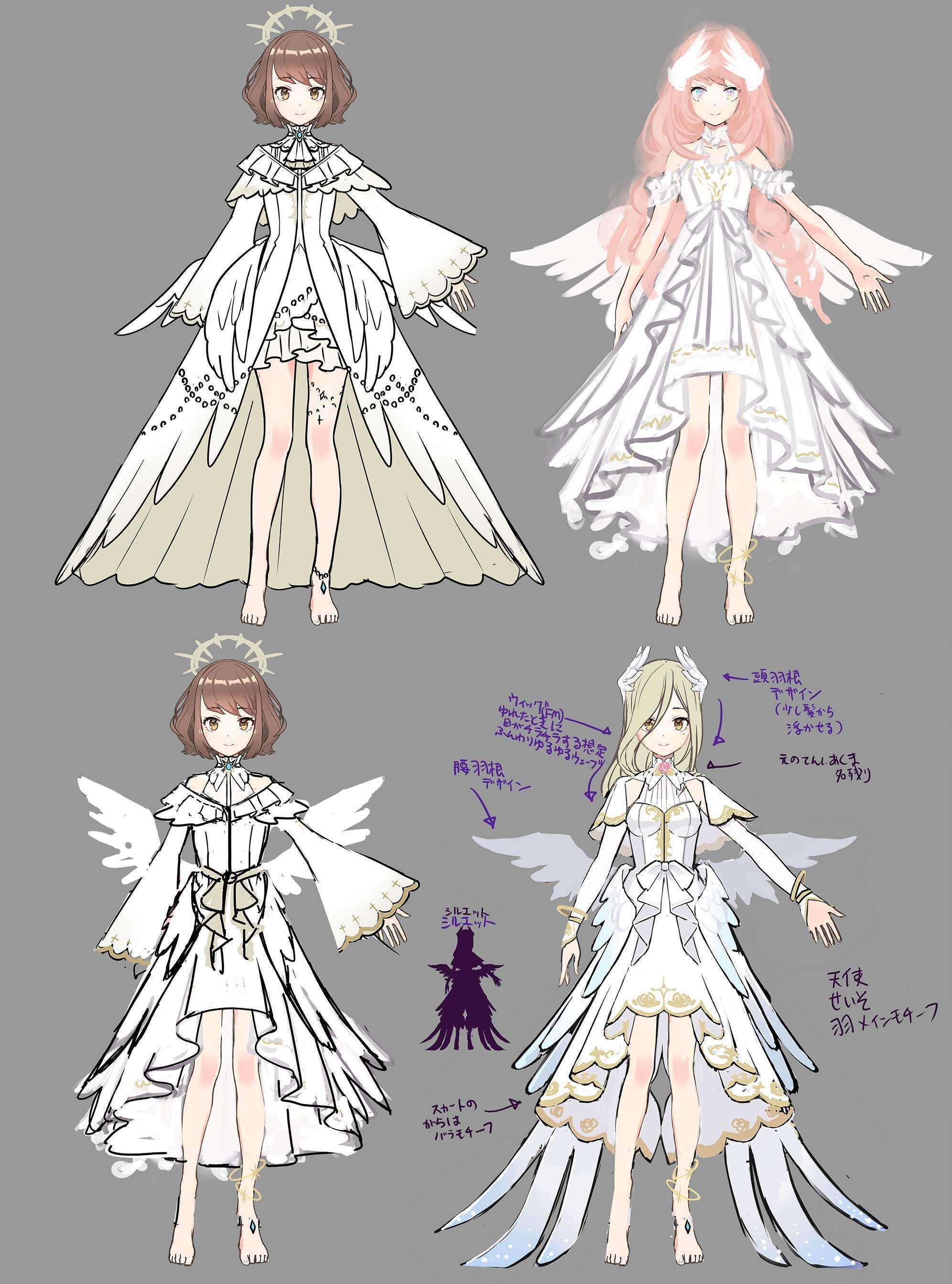 デザインチラ見せ：黎明の大天使と漆黒の魔王ガチャ｜REALITY株式会社