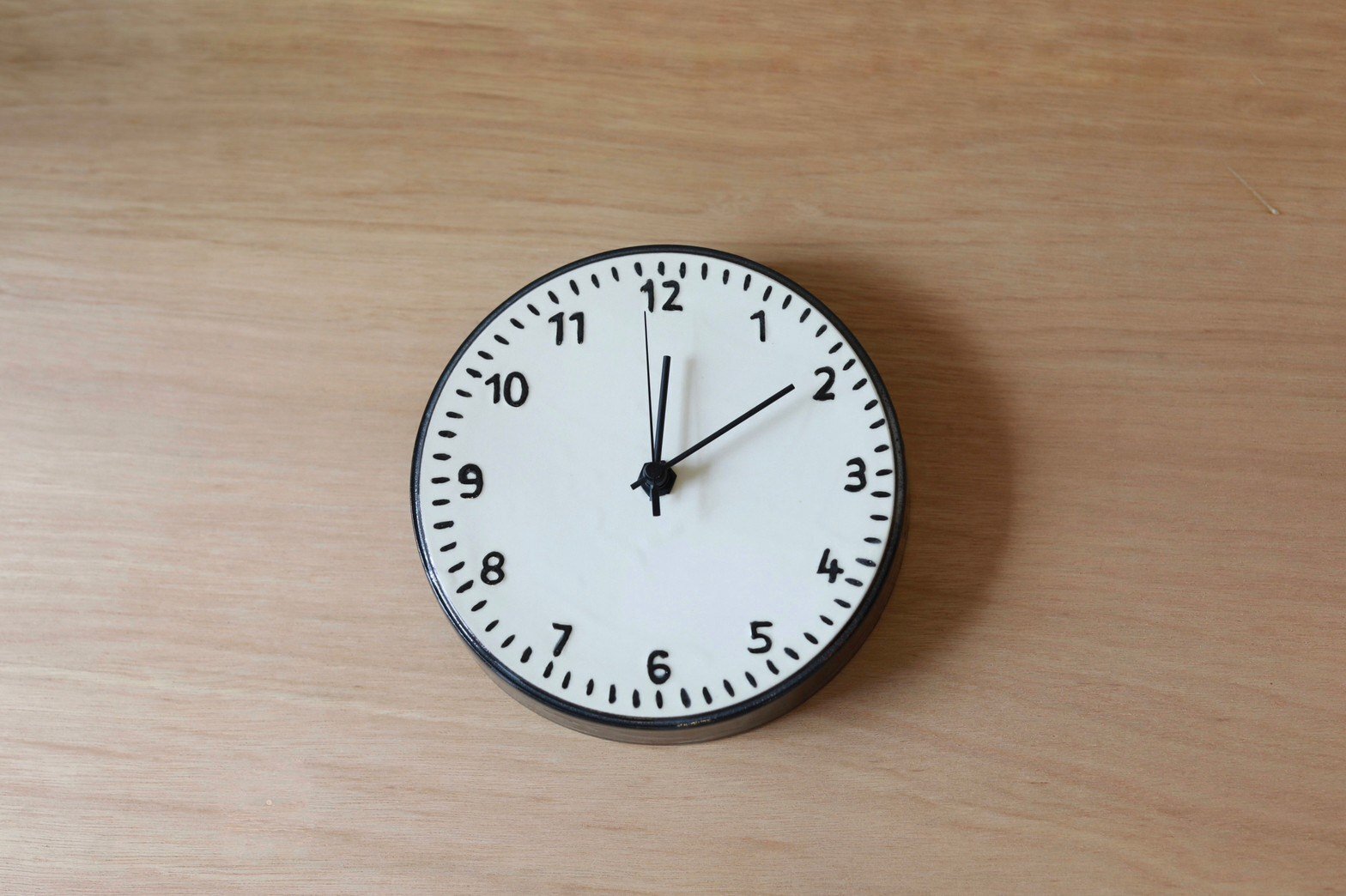 掛け時計　陶器　CANASA 掛け時計陶器CANASA