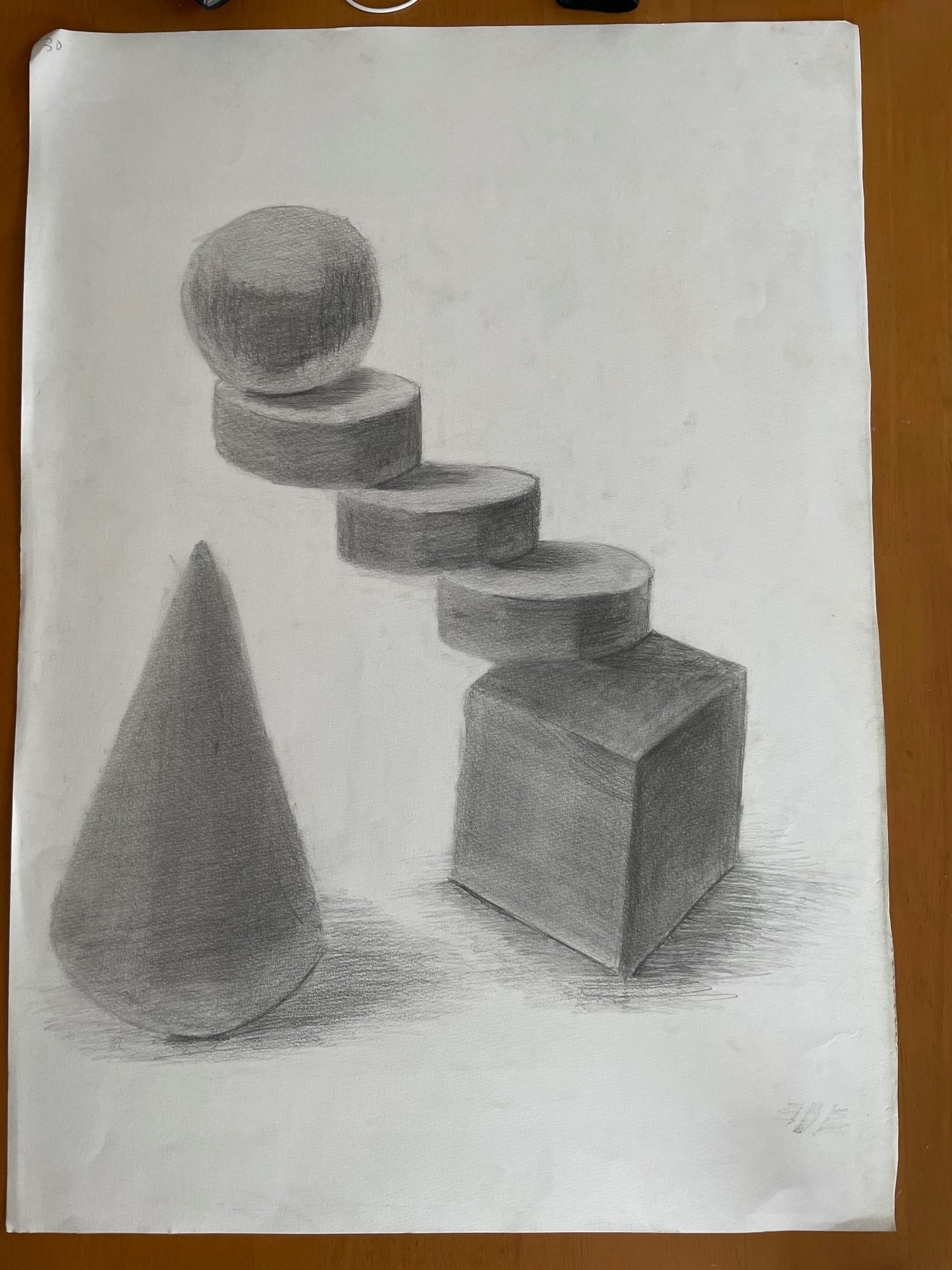 美術予備校時代の作品｜AKI