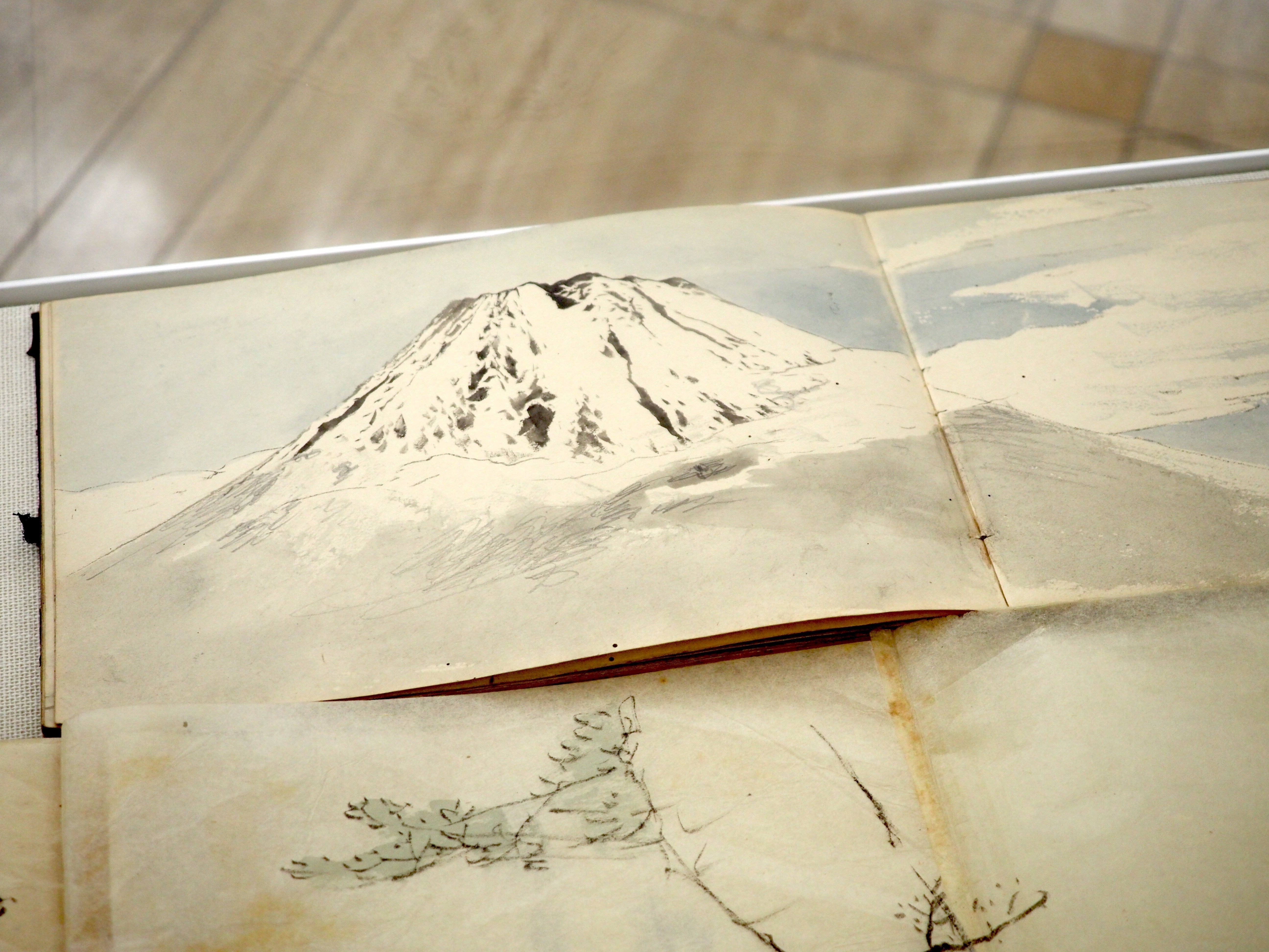 【模写】【一灯】b8687〈木島桜谷〉雨後山水図 共箱 今尾景年師事 四条派 京都画壇 栄宝斎蔵出し*中国名家** 李可染 *人物* 鏡