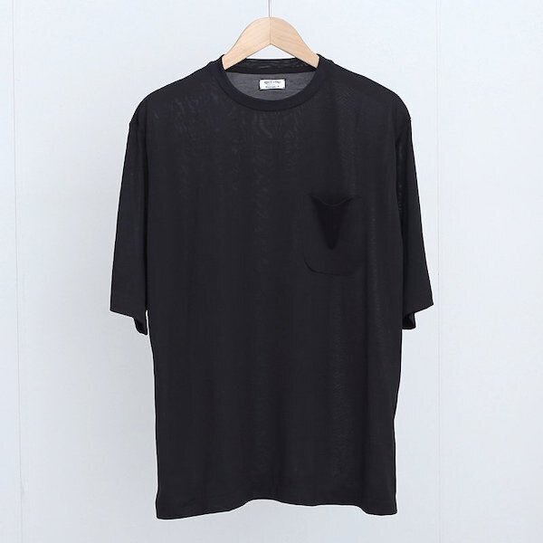 MAATEE&SONS Ex. WASHABLE SILK V NECK TEE | Must