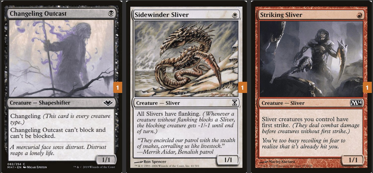 MTG スリヴァーデッキパーツ　モダン モダン】スリヴァーの紹介：MATまでの環境｜あしふみ