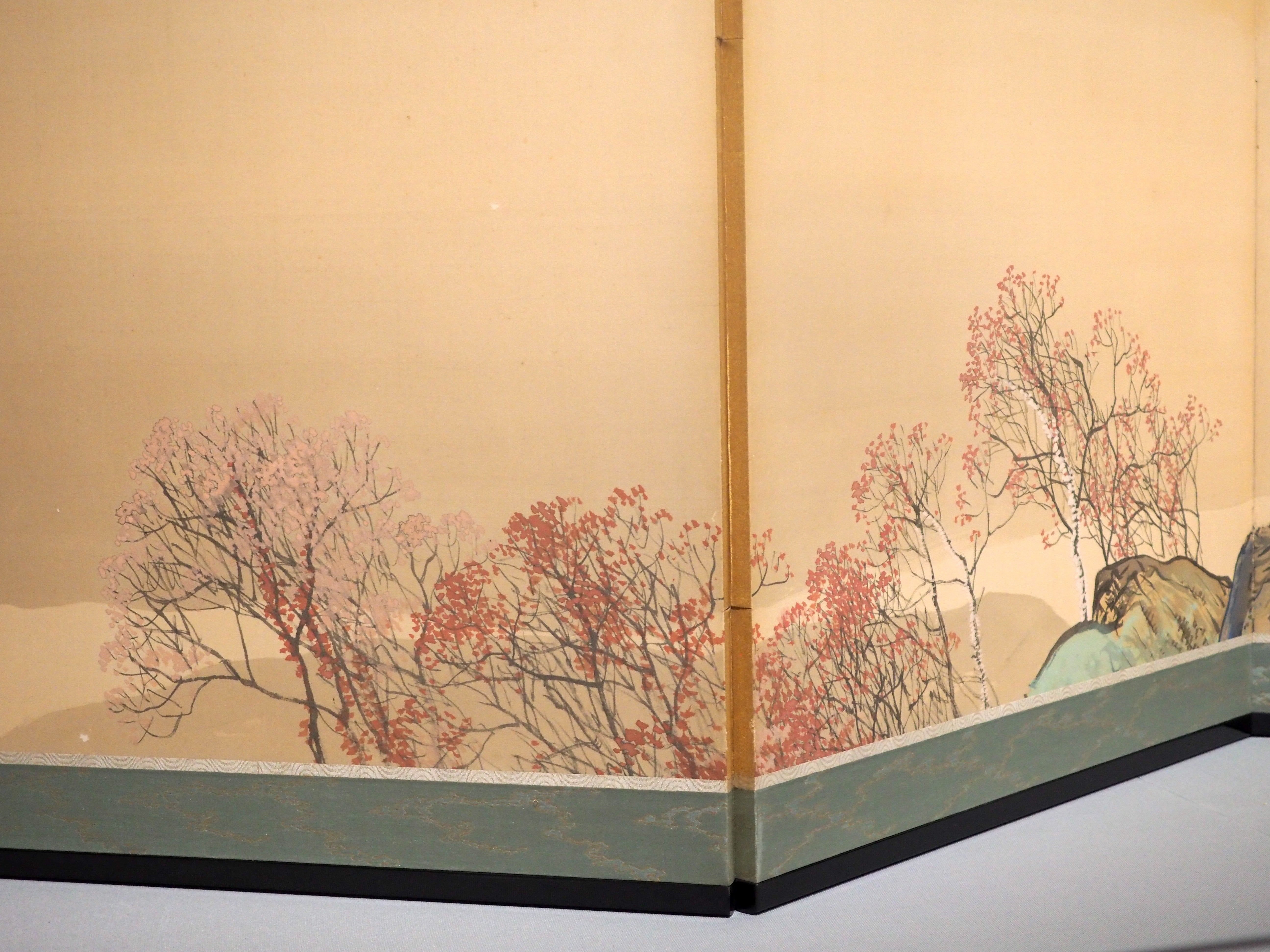 【模写】【一灯】b8687〈木島桜谷〉雨後山水図 共箱 今尾景年師事 四条派 京都画壇 栄宝斎蔵出し*中国名家** 李可染 *人物* 鏡