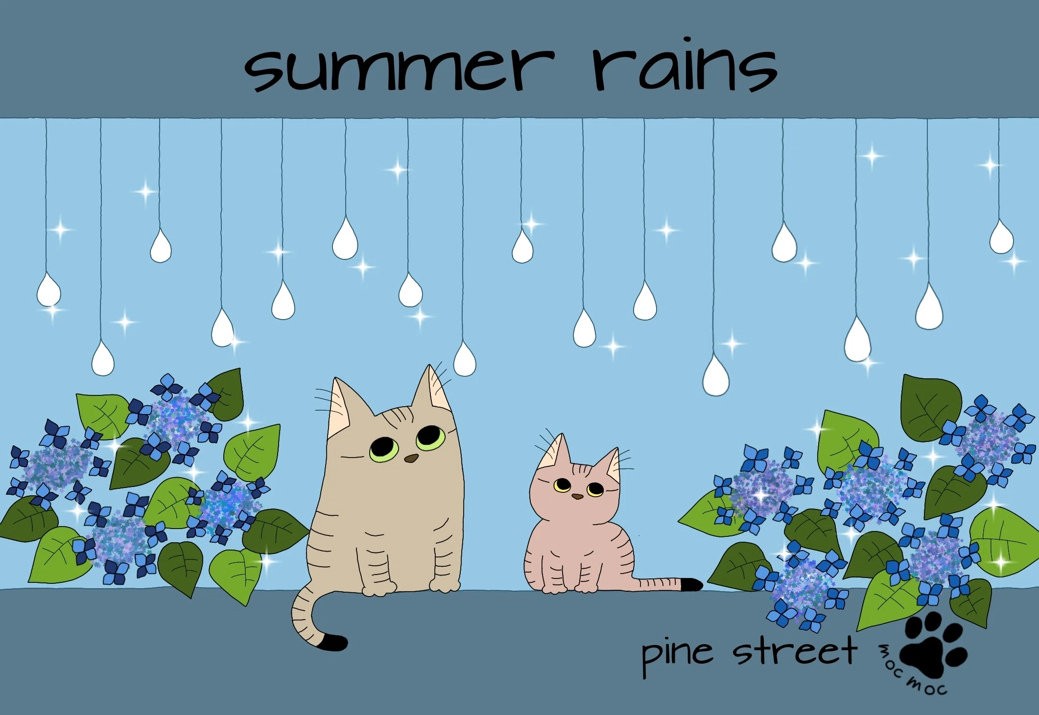 🐾☔夏の雨☔🐾|mocmoc