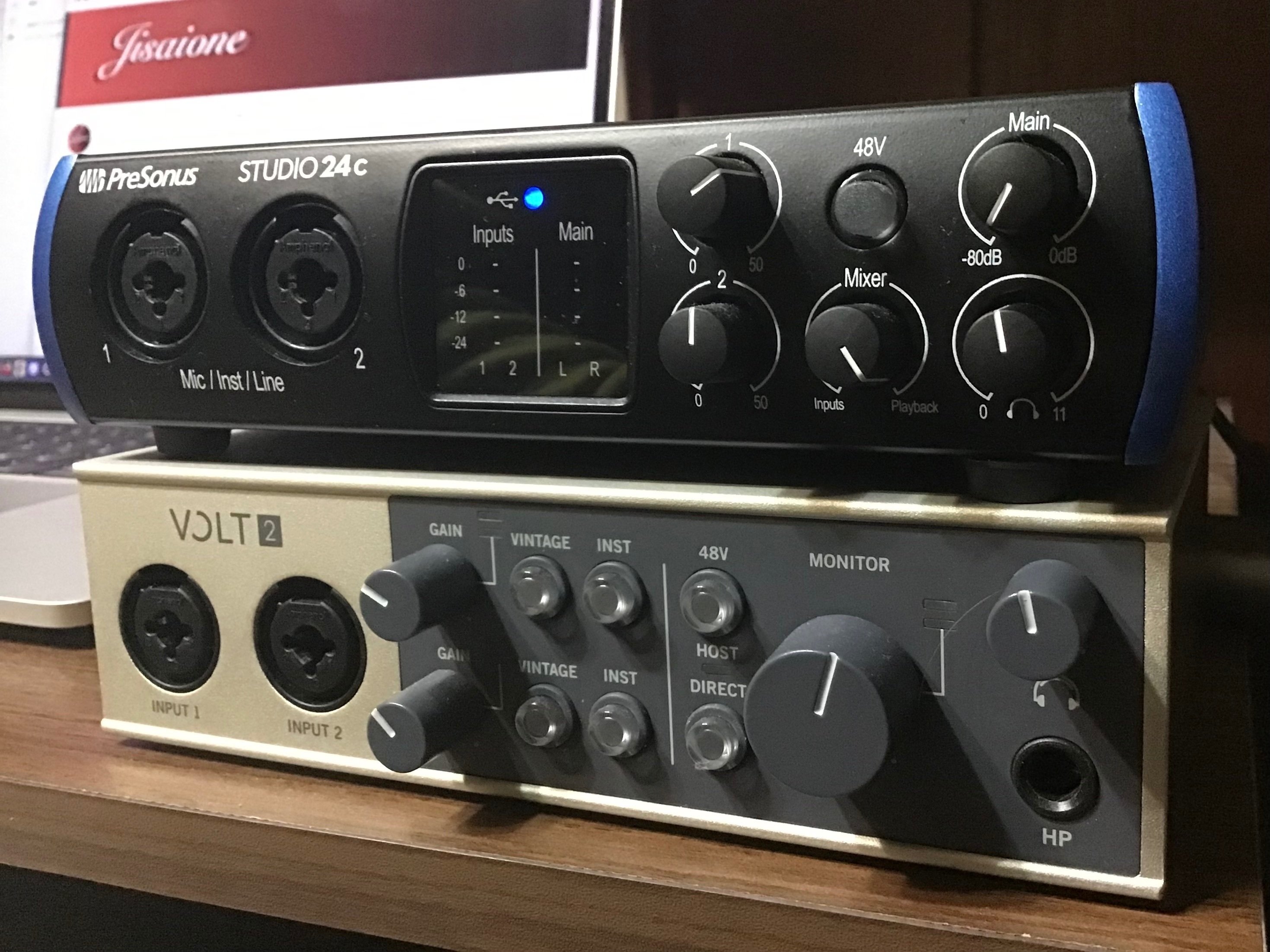 美品 PreSonus STUDIO 24c 手渡す オーディオインターフェース 美品 PreSonus STUDIO 24c 手渡す オーディオインターフェース