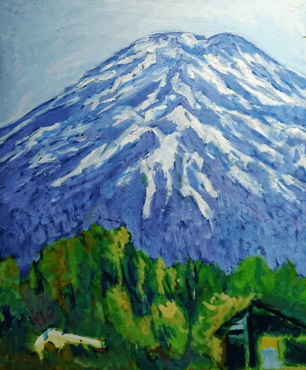 羊蹄山 – 画家 西村勝廣