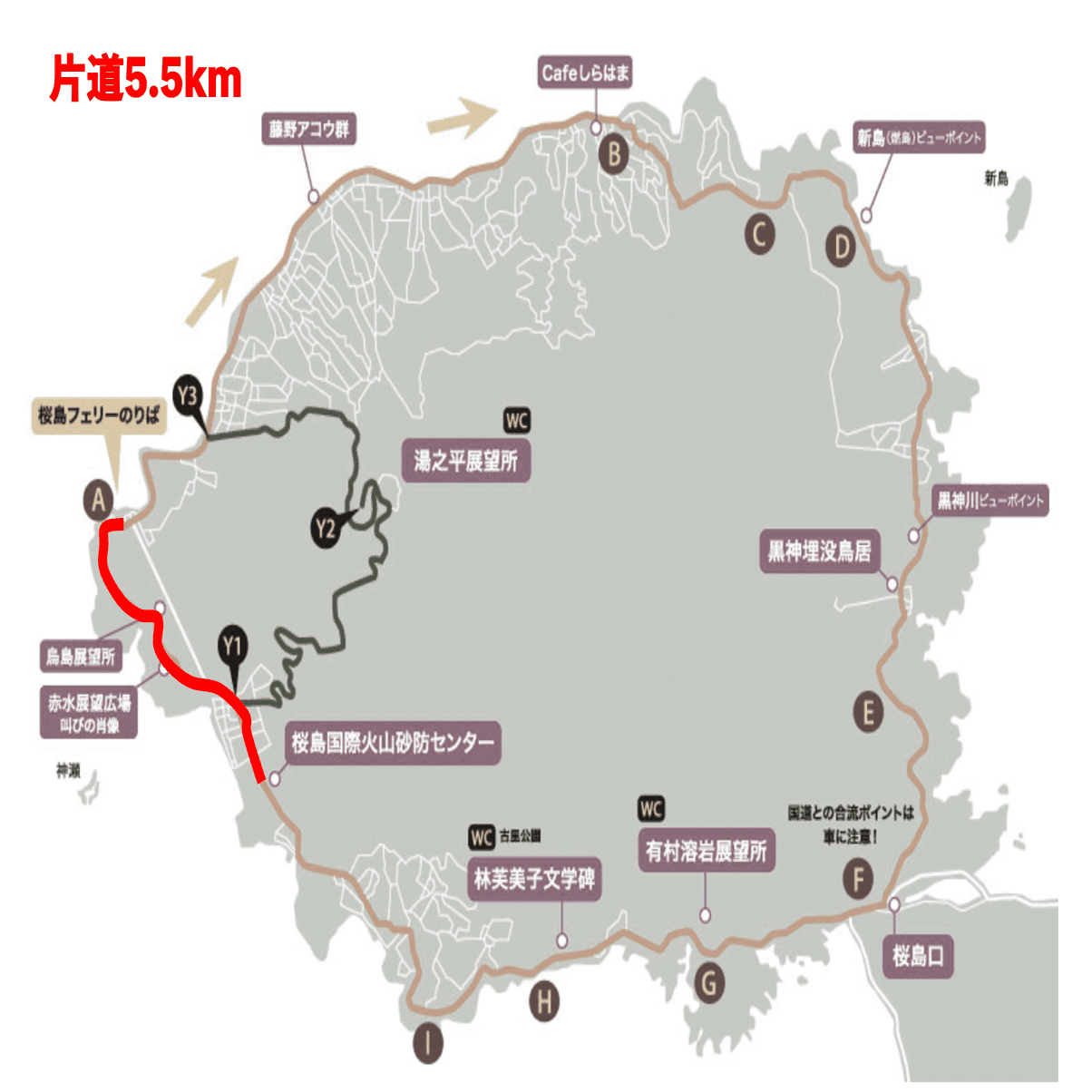 桜島で電動キックボードを走らせてみる② ~よい点とわるい点