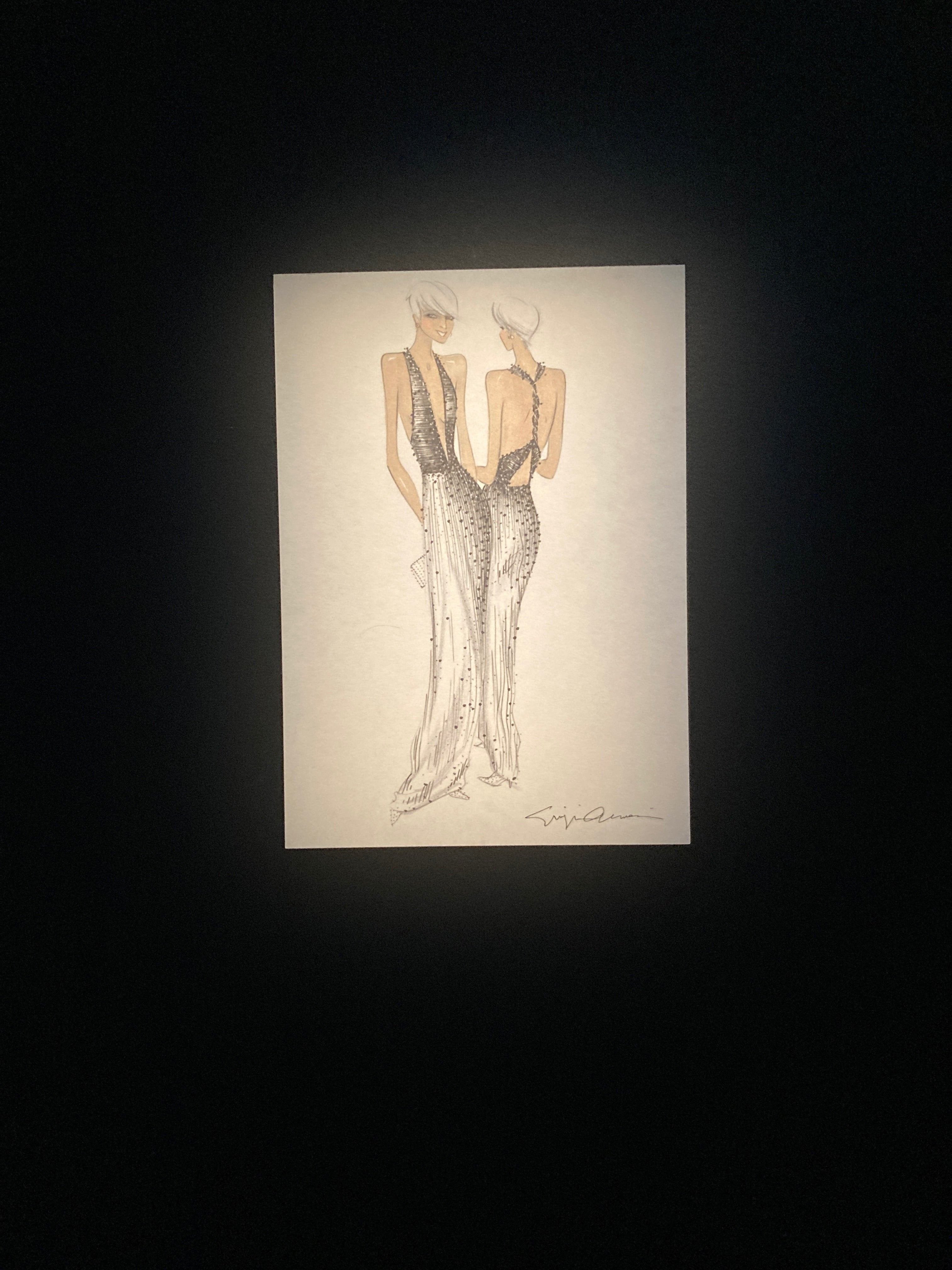 フランスで買った絵 藤田嗣治「魅せられし河より『ボーボ広場』」カラーエッチング