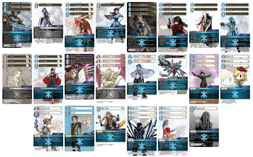 リィエル デッキ ライドデッキ FR, FFR FFTCG】デッキ解説 氷雷（L3） ｜ちょーぎょーじ