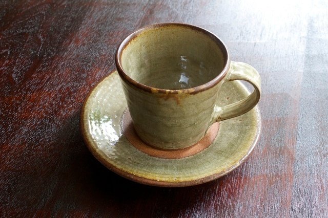 平山元康　珈琲碗皿(カップ＆ソーサー)＋湯呑　丹波 平山元康 珈琲碗皿(カップ＆ソーサー)＋湯呑 丹波 - メルカリ