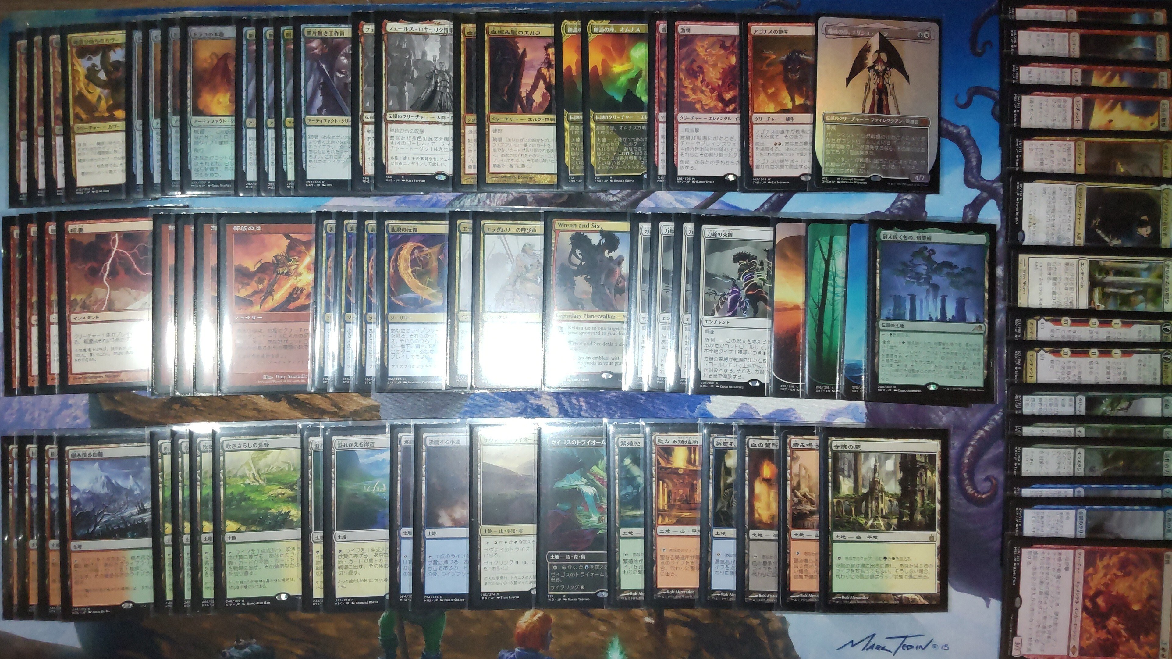 MTG モダン 5cトライバルズーデッキサイド付き