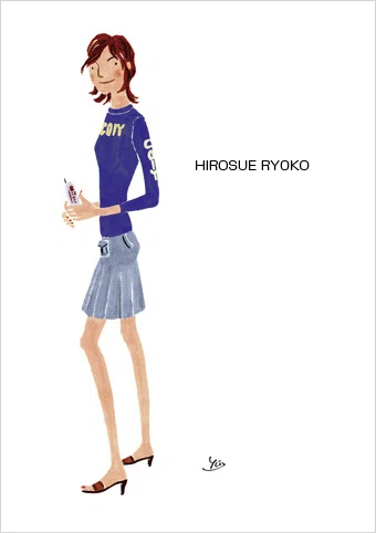 広末涼子さんをイメージして描いた一枚｜Yu Morio もりおゆう