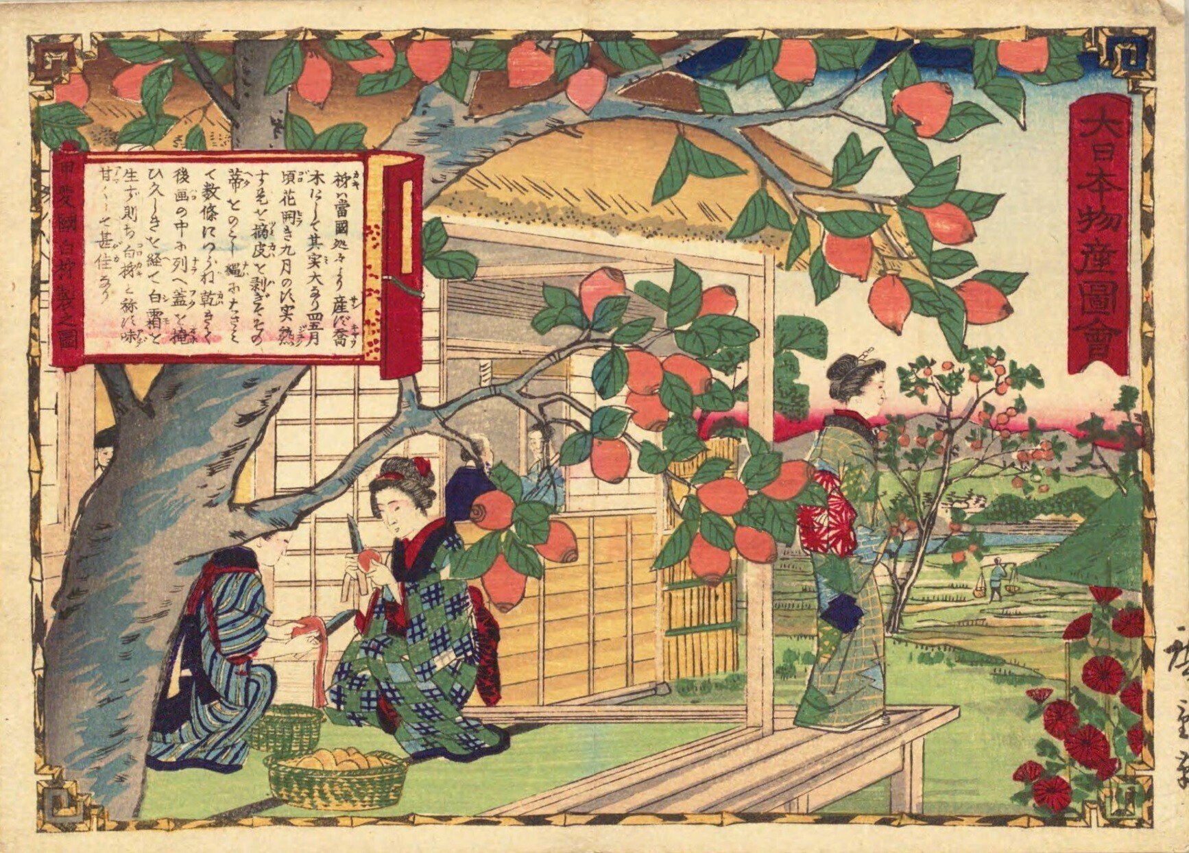 作者不詳/柿図/掛軸/名家伝来/AC-758 - メルカリ - 絵画 作者不詳/柿図/掛軸/名家伝来/AC-758 - メルカリ - 絵画