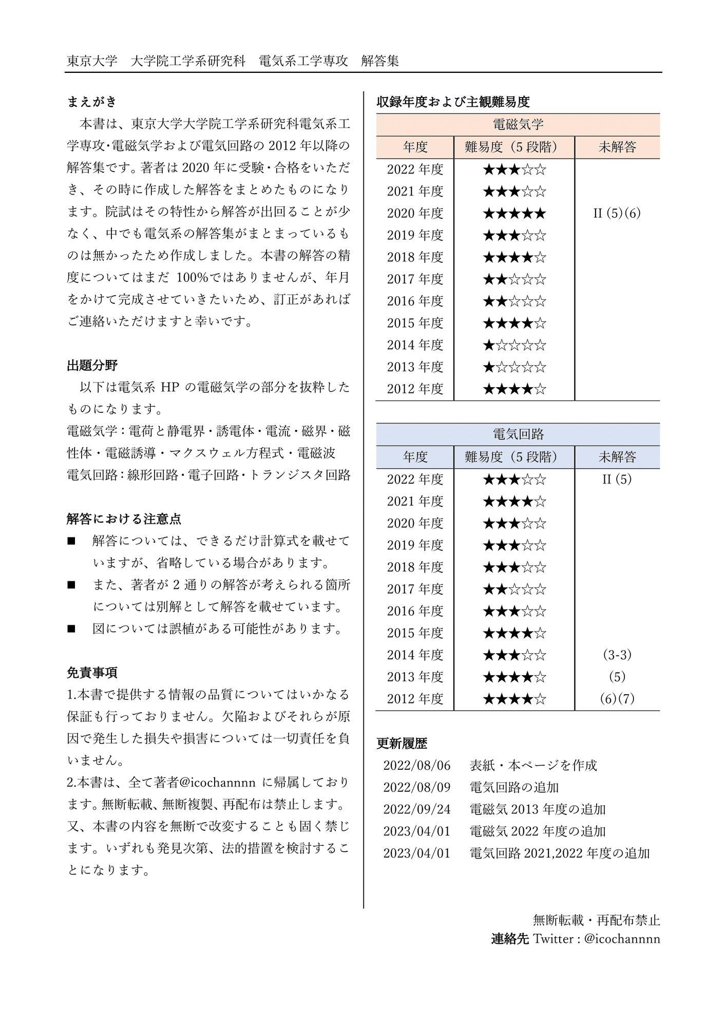 東京大学工学系研究科航空宇宙工学専攻 院試解答 東京大学工学系研究科航空宇宙工学専攻 院試解答
