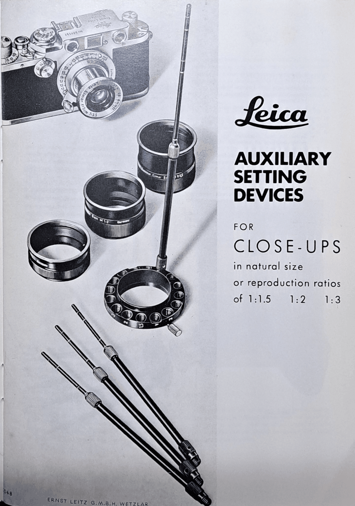 Elmar 50mm レンジファインダーカメラ レンジファインダーカメラの原型！！ バルナックライカC型+