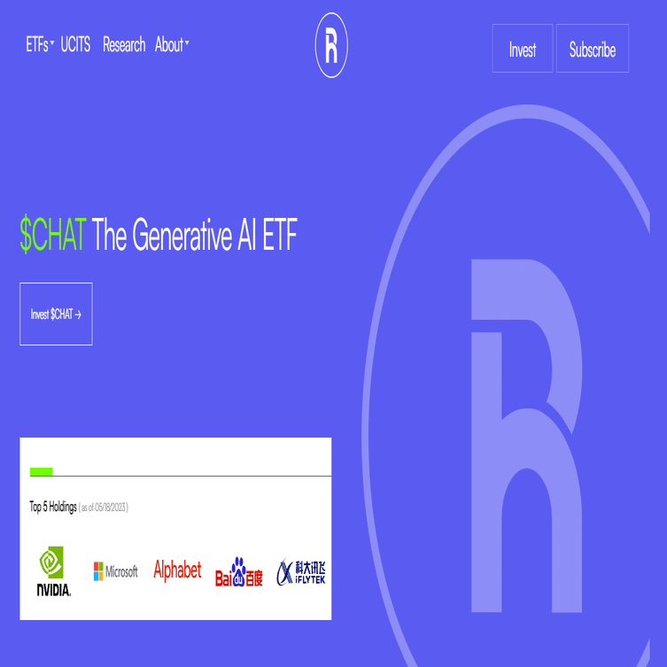 生成型AIに投資する新たなチャンス：CHAT ETFとは｜0xpanda alpha lab