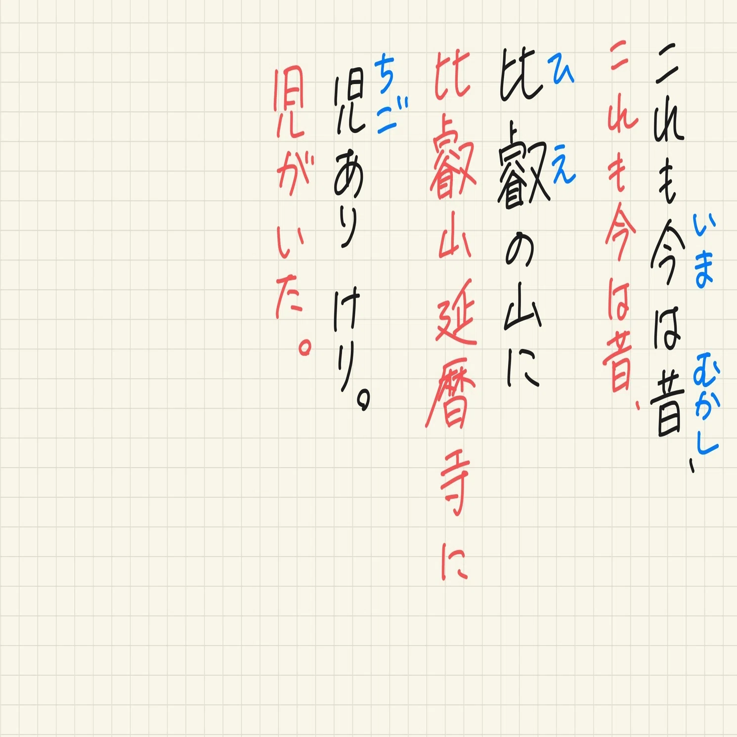これ も 今 は 昔 意味